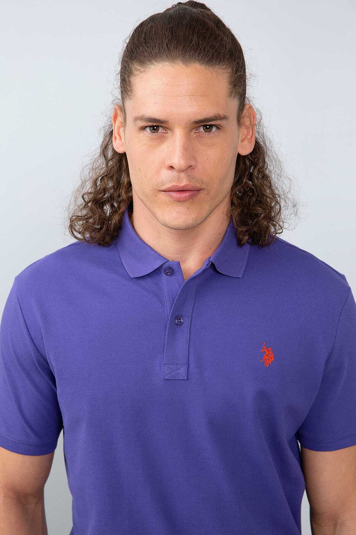 U.S. Polo Assn.-Tricou cu gât polo pentru bărbați G081GL011.000.591733 2