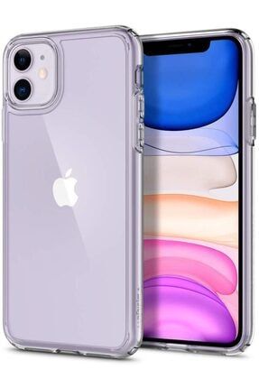 Apple Iphone 11 Kılıf Şeffaf Hibrit Silikon Esnek Tam Koruma Şeffaf mornw_40228