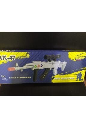 Oyuncak Ak 47 Tüfek Sesli Taramalı Işıklı Oyuncak Tüfek Dürbünlü Oyuncak Kalaşnikof Piyade Tüfeği PRA-2031613-0210