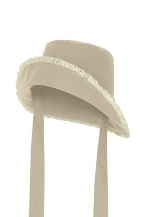Kadın Bej Şapka ELA-HAT01