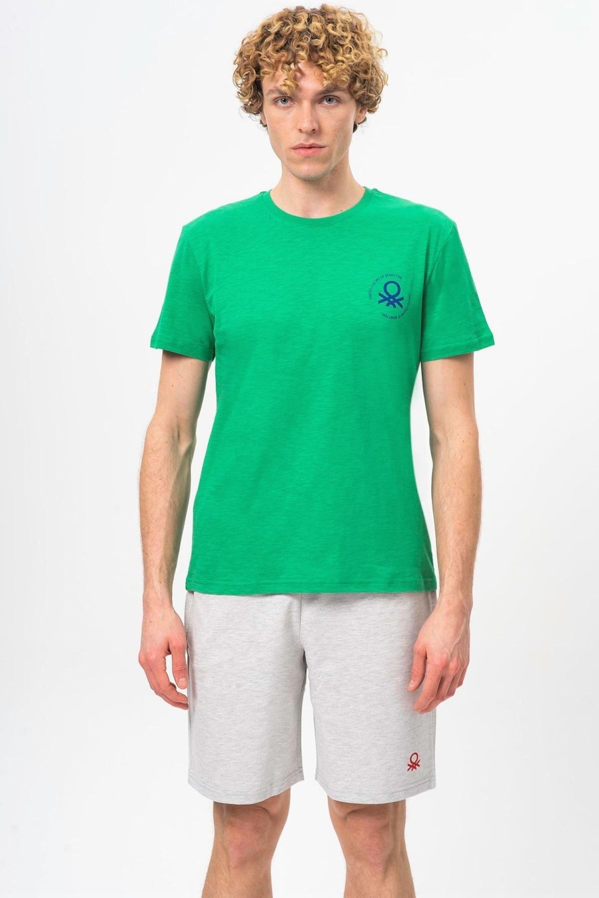 تی شرت مردانه Benetton Bnt-m099-r-23y United Colors of Benetton