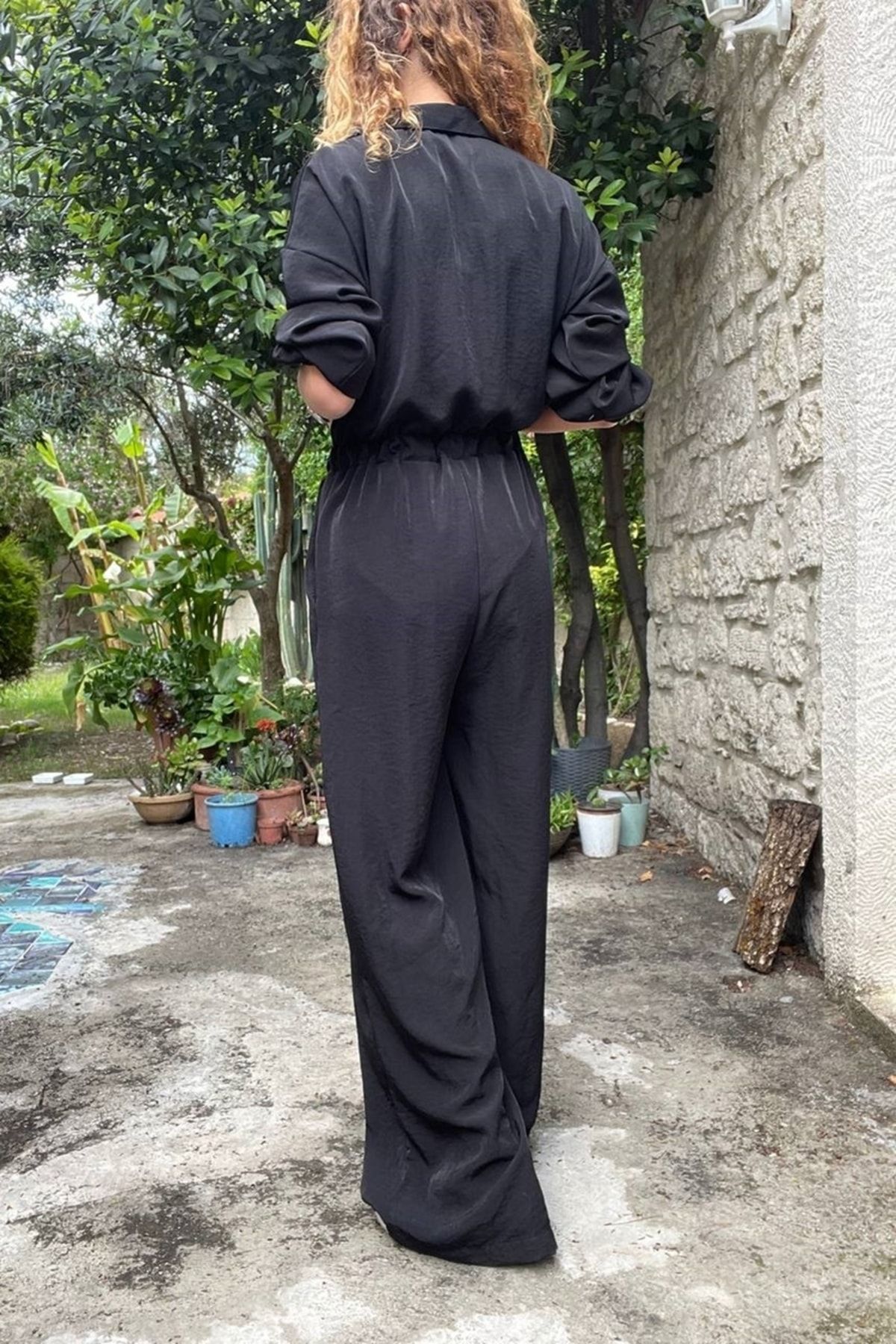 Womens black store jumpsuit casual