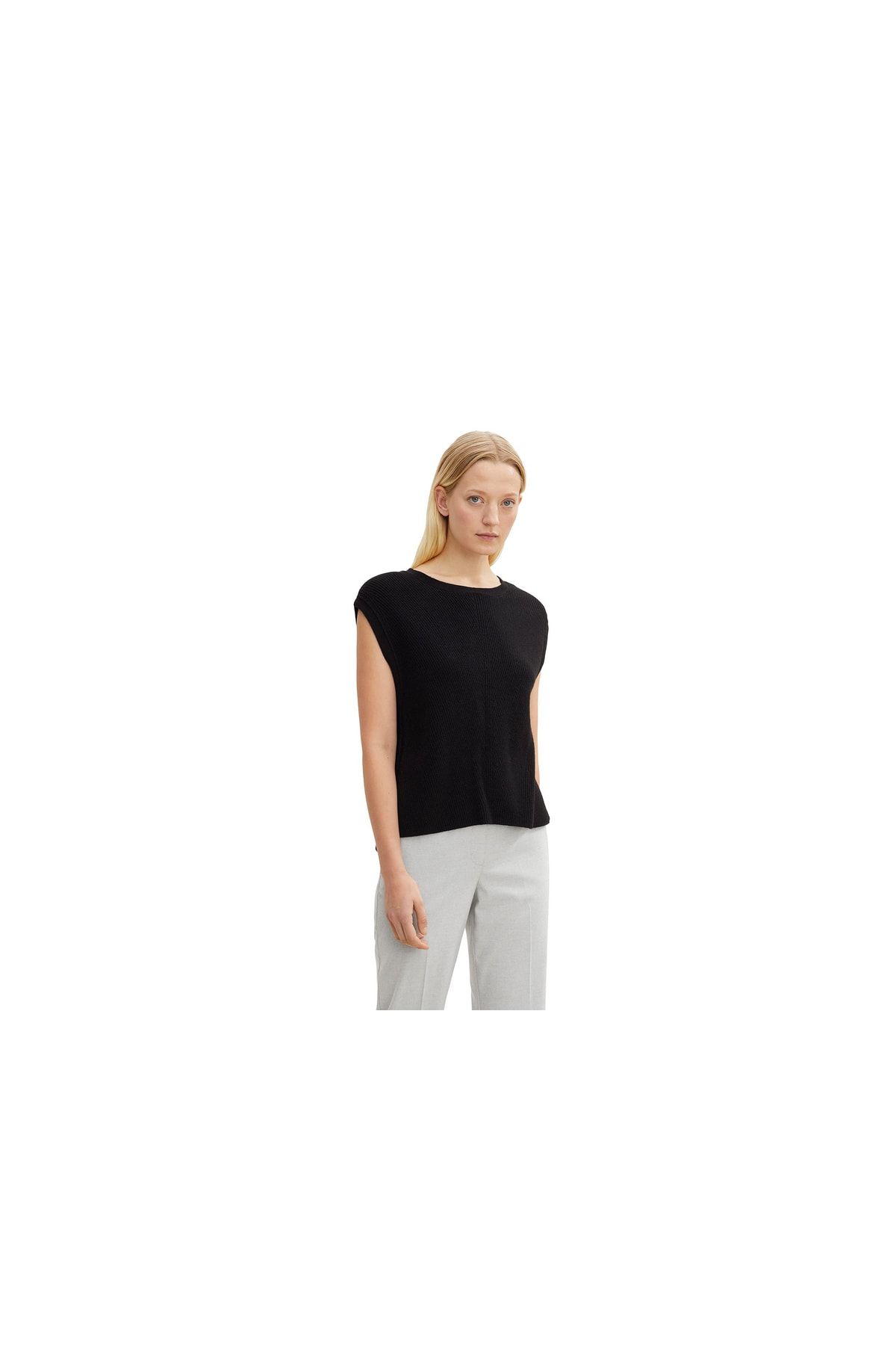 Tom Tailor Pullover Schwarz Regular Fit Fast ausverkauft FN8792