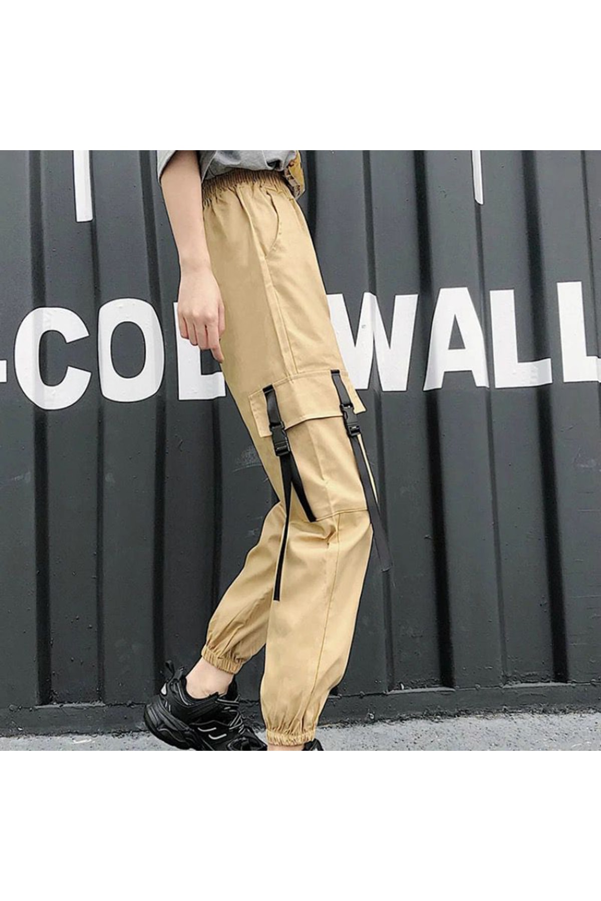 شلوار مردانه قهوه ای İYİ MODA | iyimoda.jogger اورجینال - تصویر 2