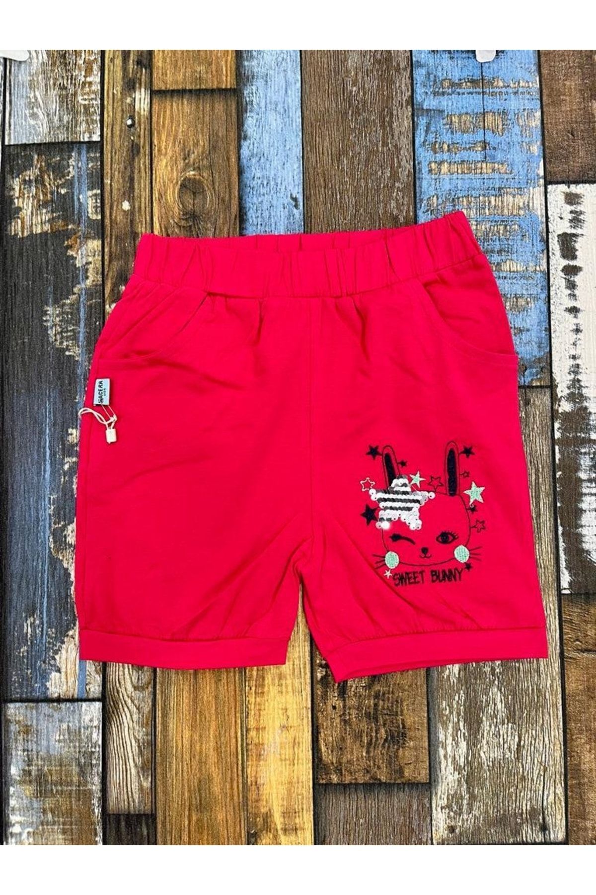 Girls red hotsell cotton shorts