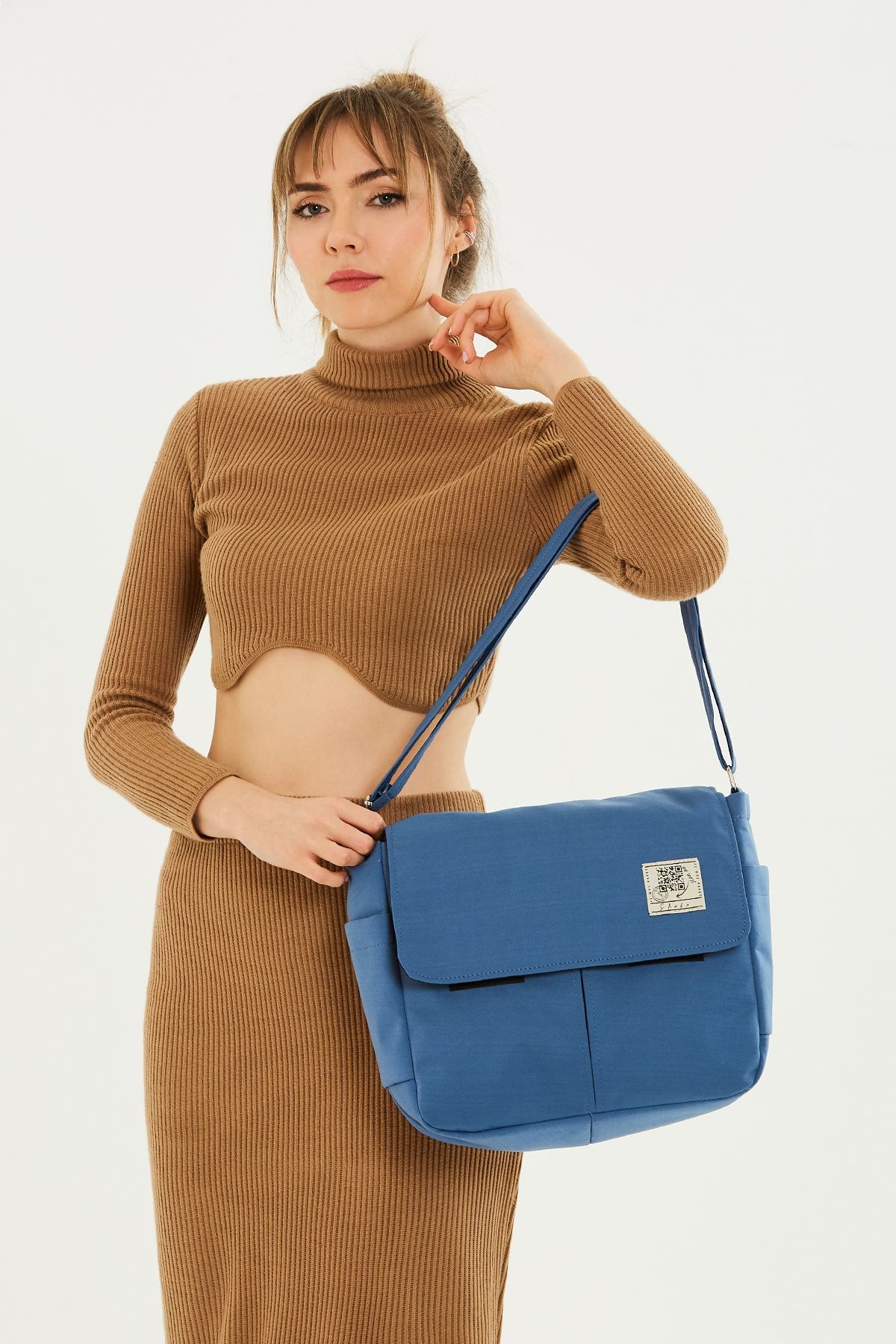 Dark blue hotsell shoulder bag