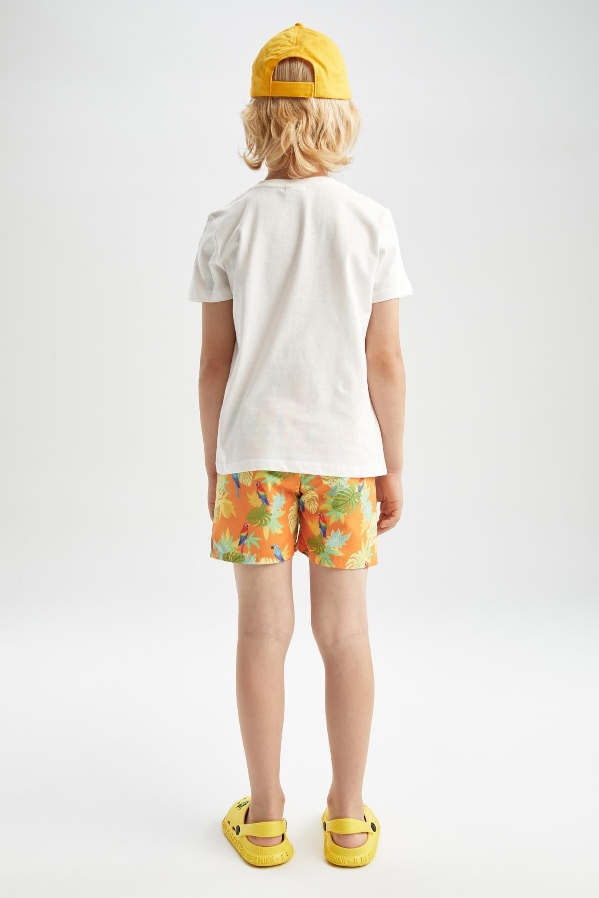 DeFacto Badeshorts Gelb Geblümt FN6224