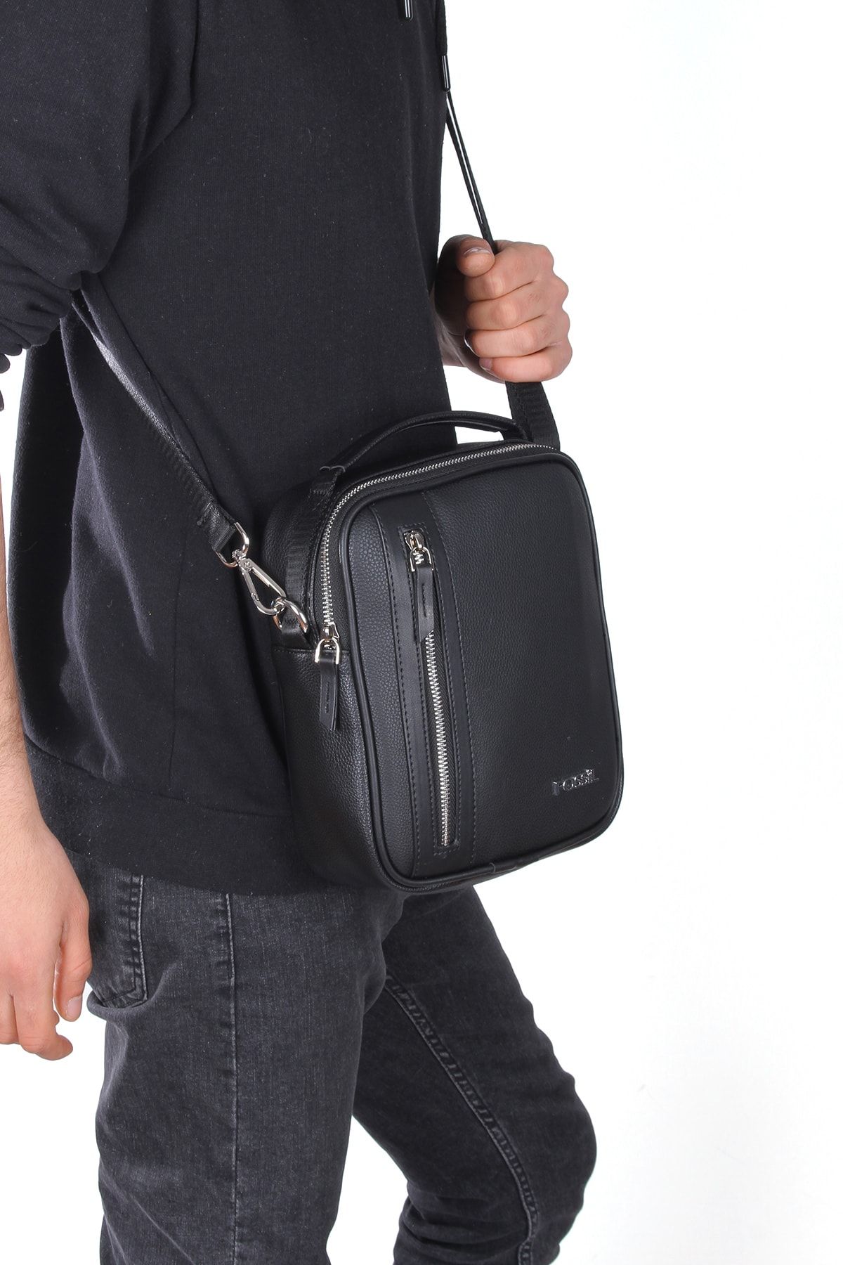 Fossil 2039 Men s Handbag Messenger Bag Shoulder Bag Vegan Leather