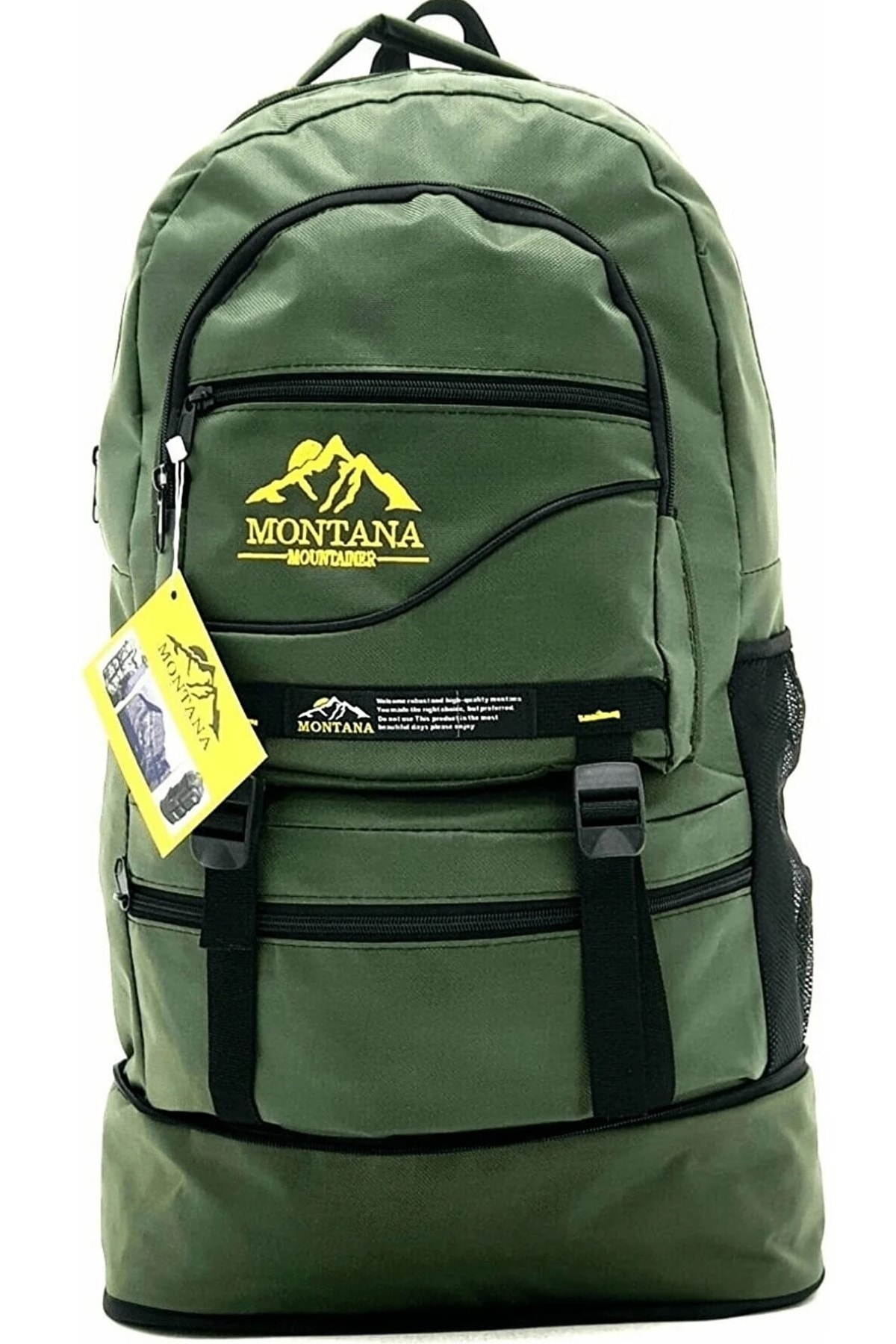 کوله پشتی زنانه خاکی Emr | EMR333999111 اورجینال - تصویر 2