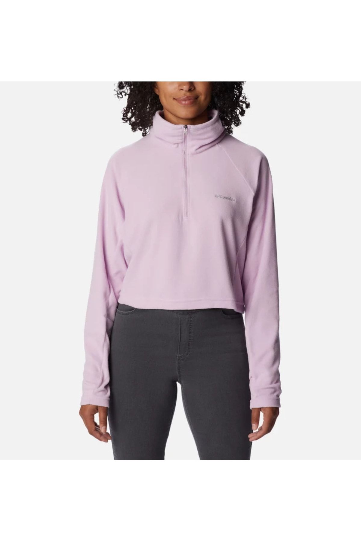 Cropped fleece clearance