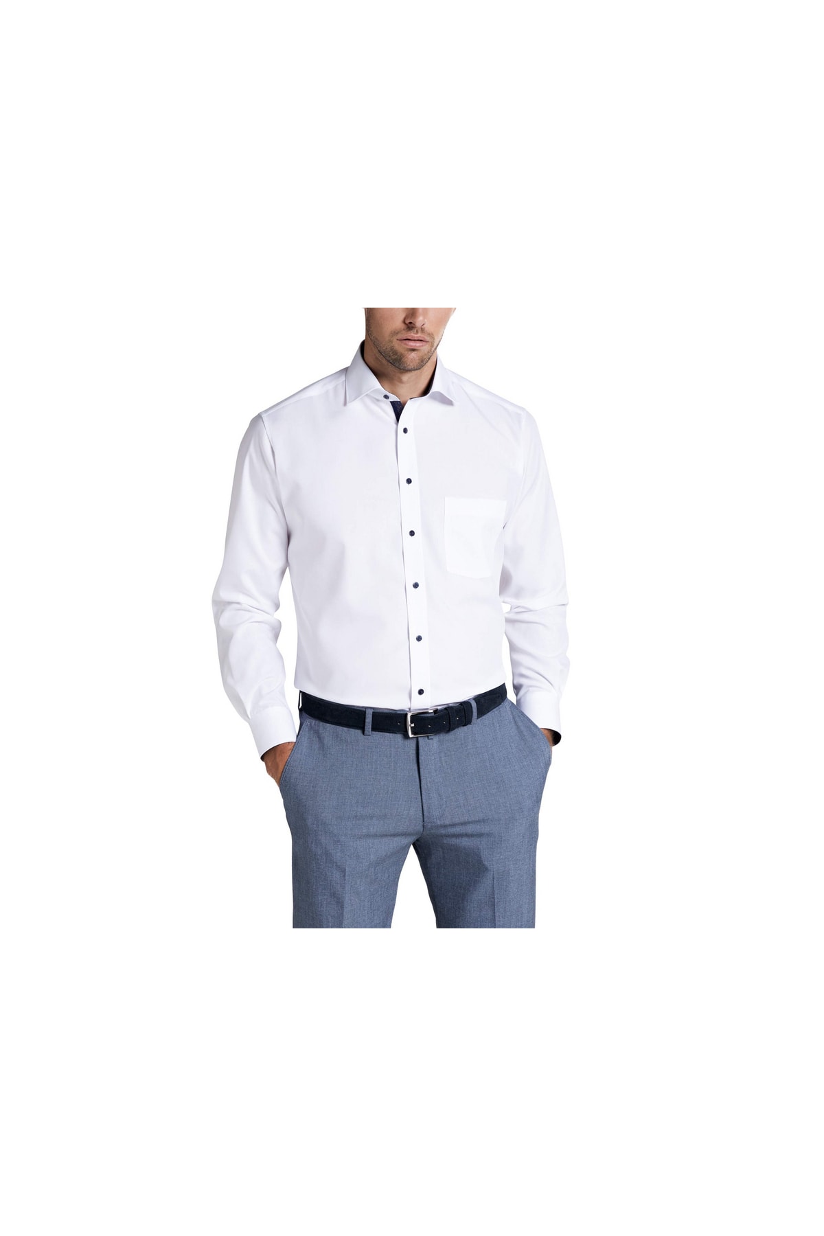 ETERNA Hemd Weiß Regular Fit Fast ausverkauft