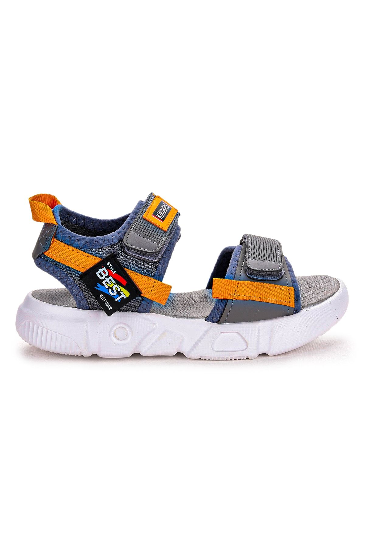 KARAMAZI-Sandale pentru copii - fete/băieți, drumeții cu velcro, model 200 1