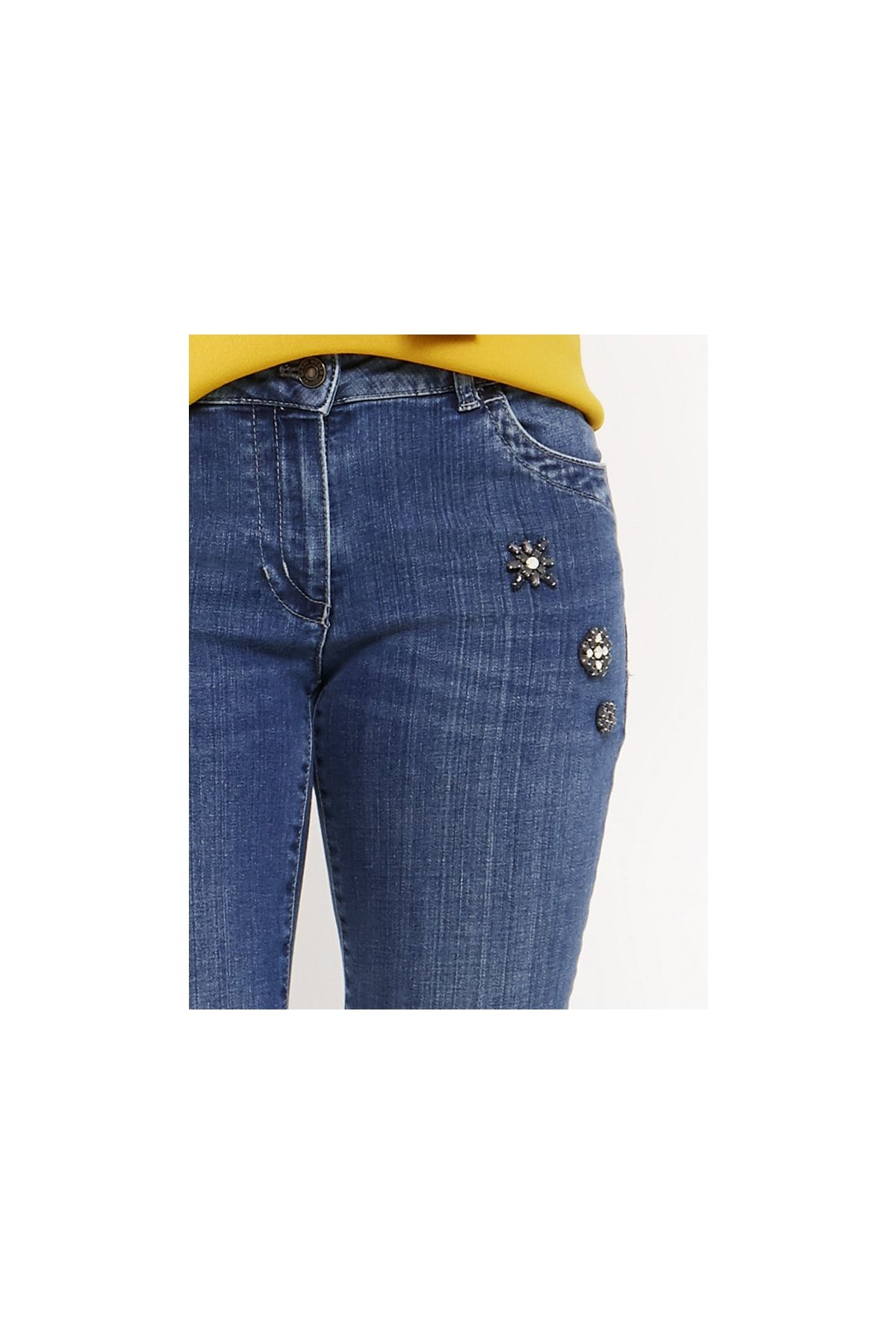 Gerry Weber Jeans Blau Straight Fast ausverkauft FN7929