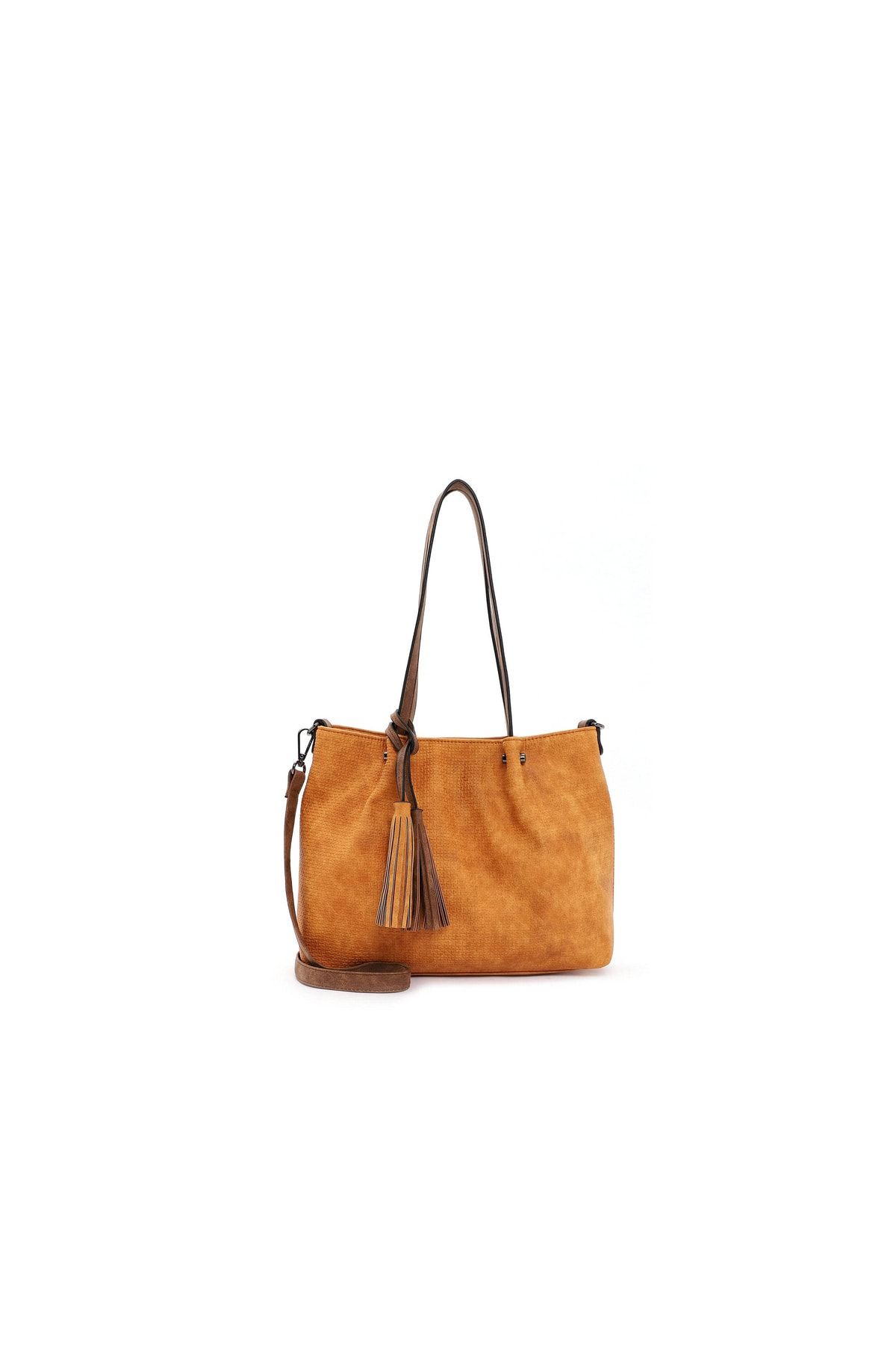 Emily van den Bergh Handtasche Orange Strukturiert