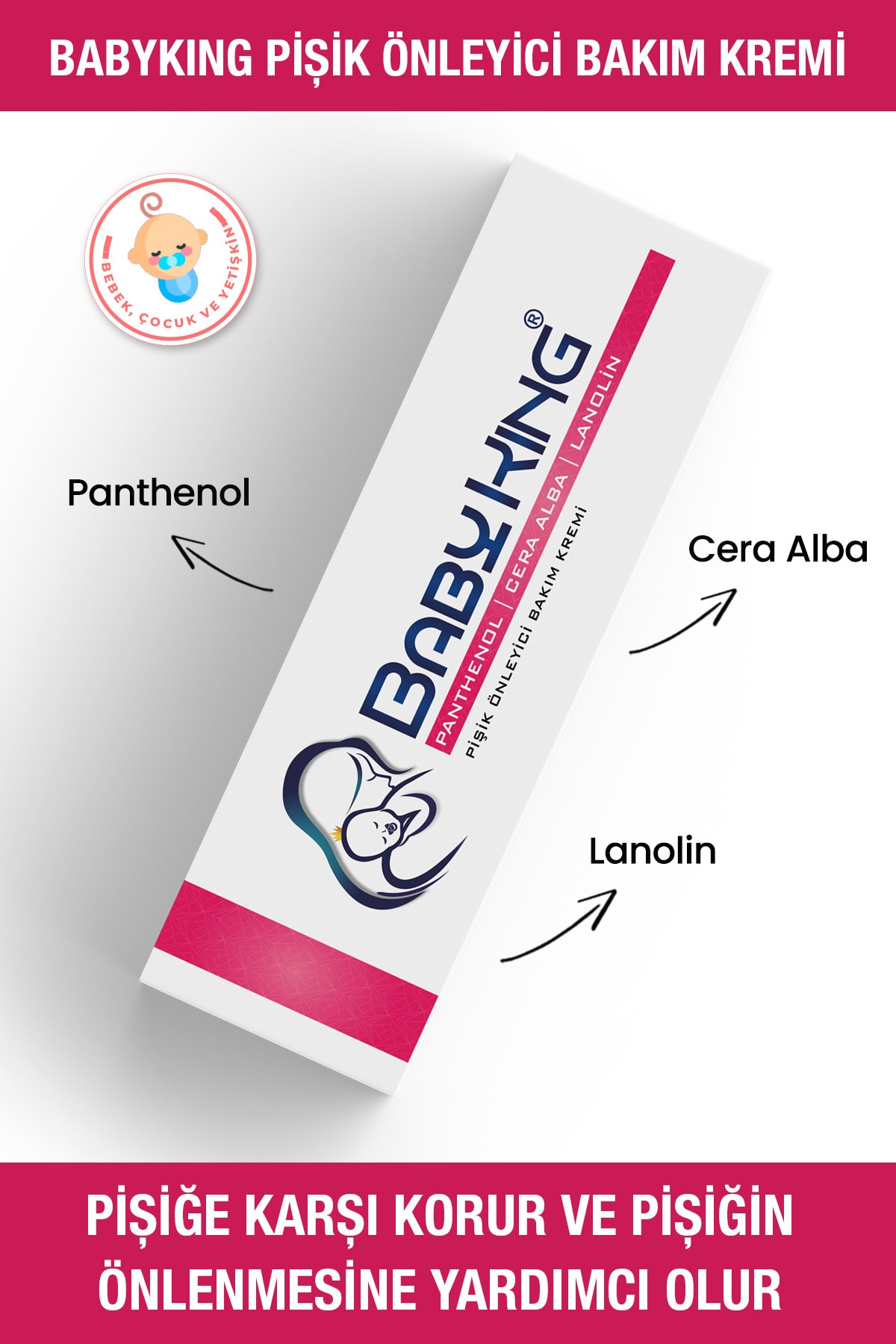 BabyKing Pişik Önleyici Bakım Kremi 37 Gr 3 Adet fotoğrafı 2 (önizleme)