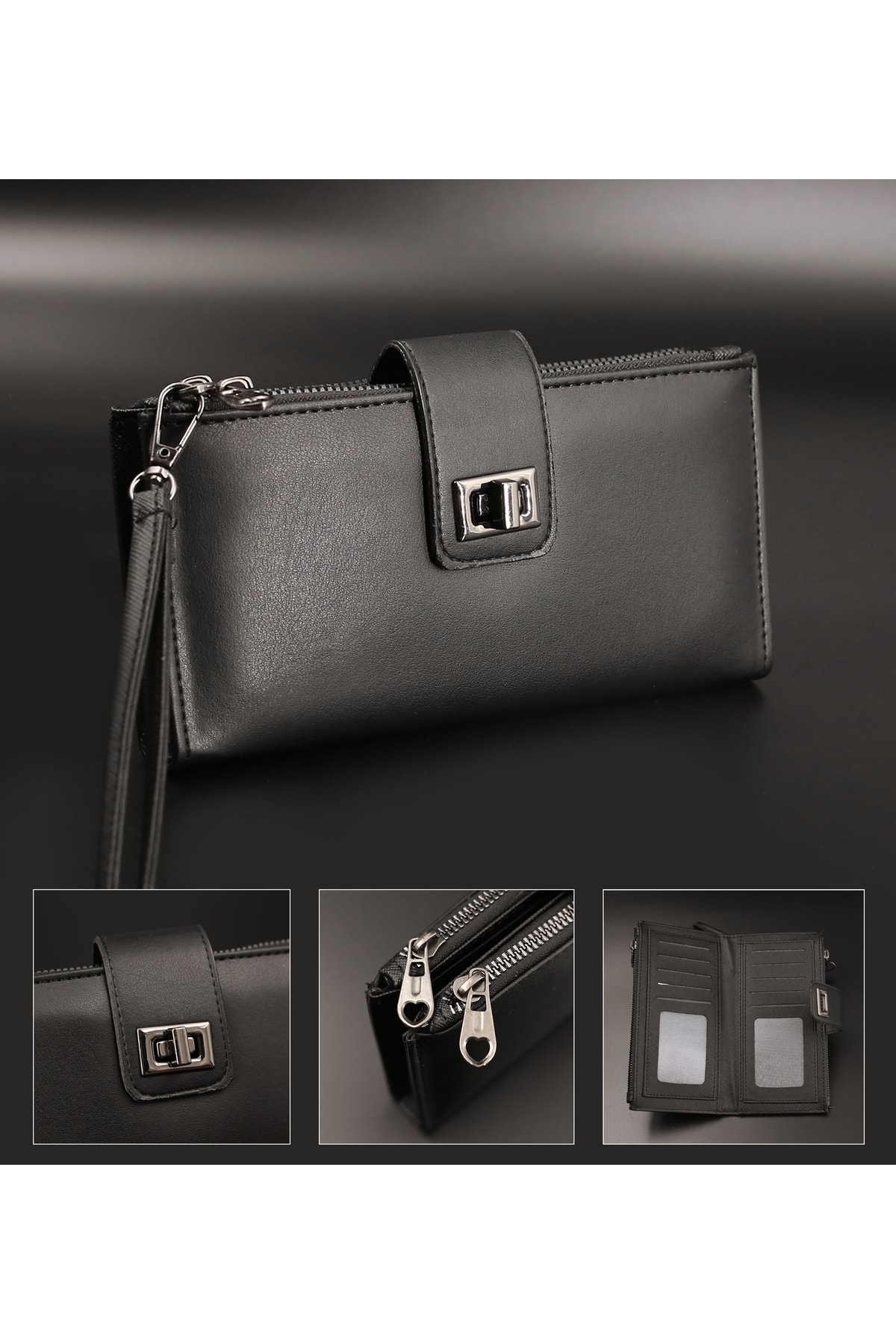 Portfolio Black Color Wallet