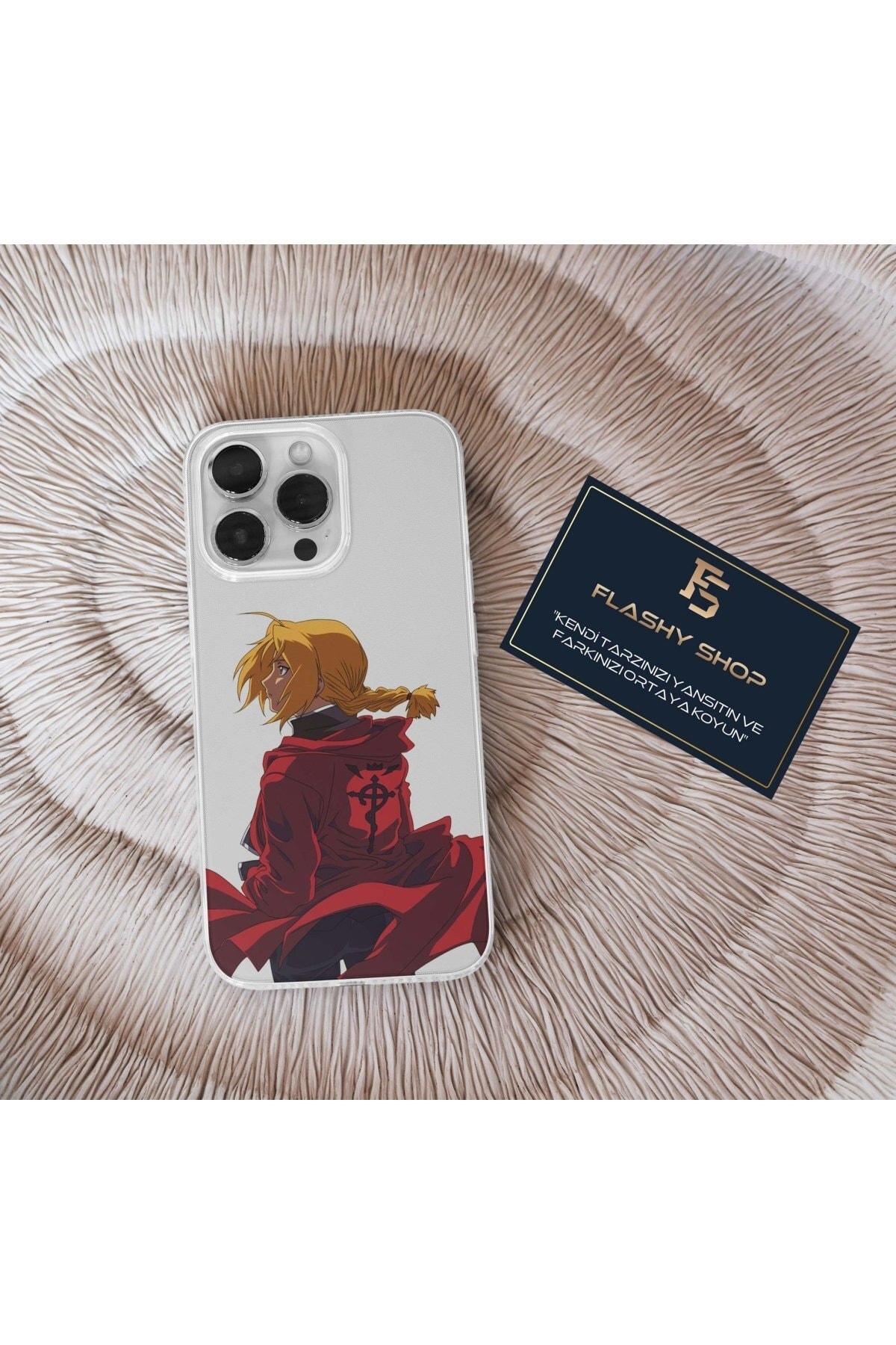Transparent Case with Samsung Galaxy A23 Compatible Fullmetal Alchemist Anime Design