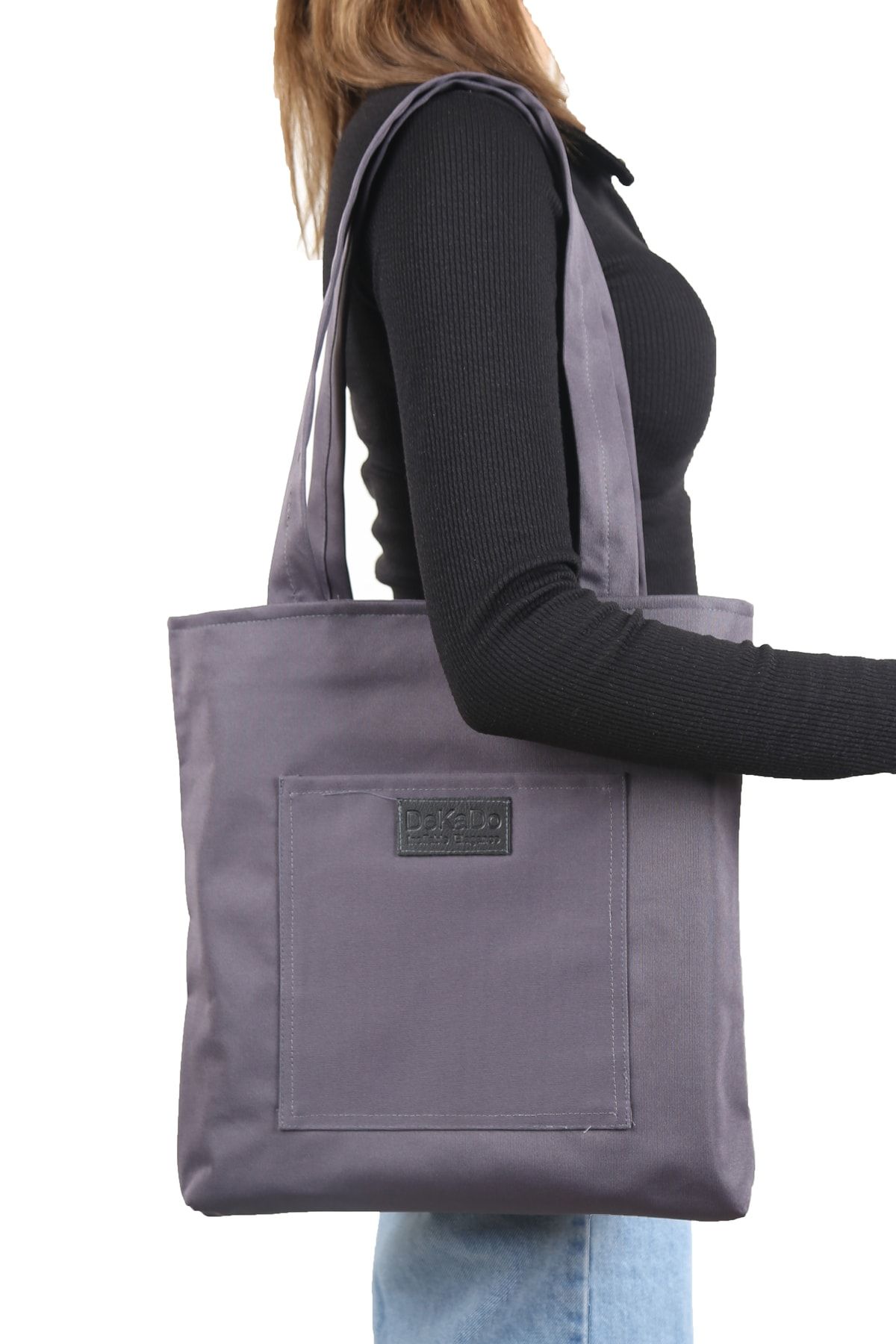 Dark grey discount handbag