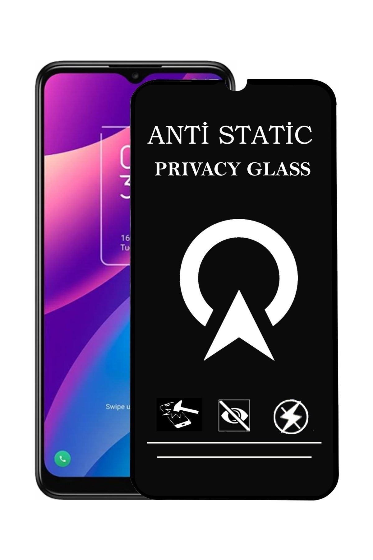 Tcl 30 Se Tam Kaplayan Anti Statik Görünmez Safir Ekran Koruyucu Hayalet Cam