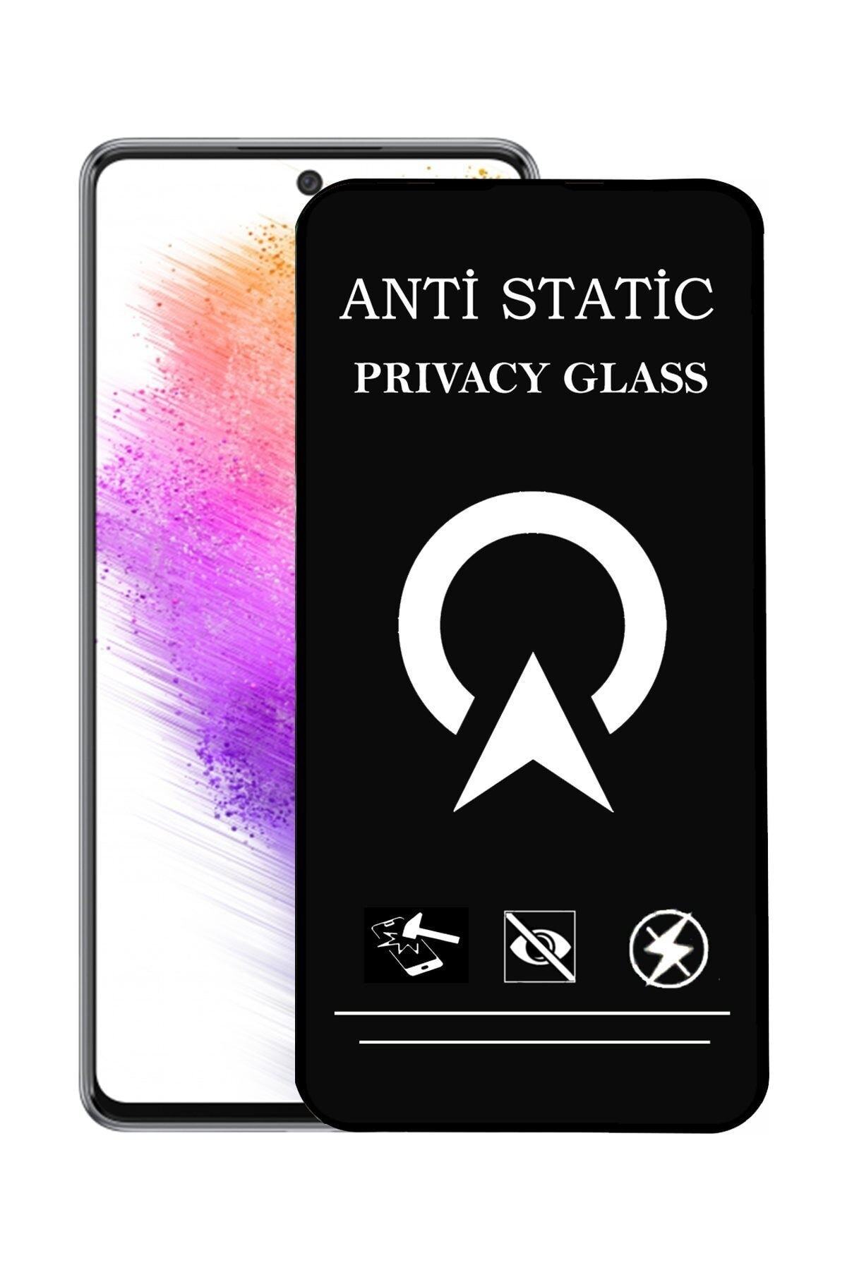 Samsung Galaxy A73 Tam Kaplayan Anti Statik Görünmez Safir Ekran Koruyucu Hayalet Cam