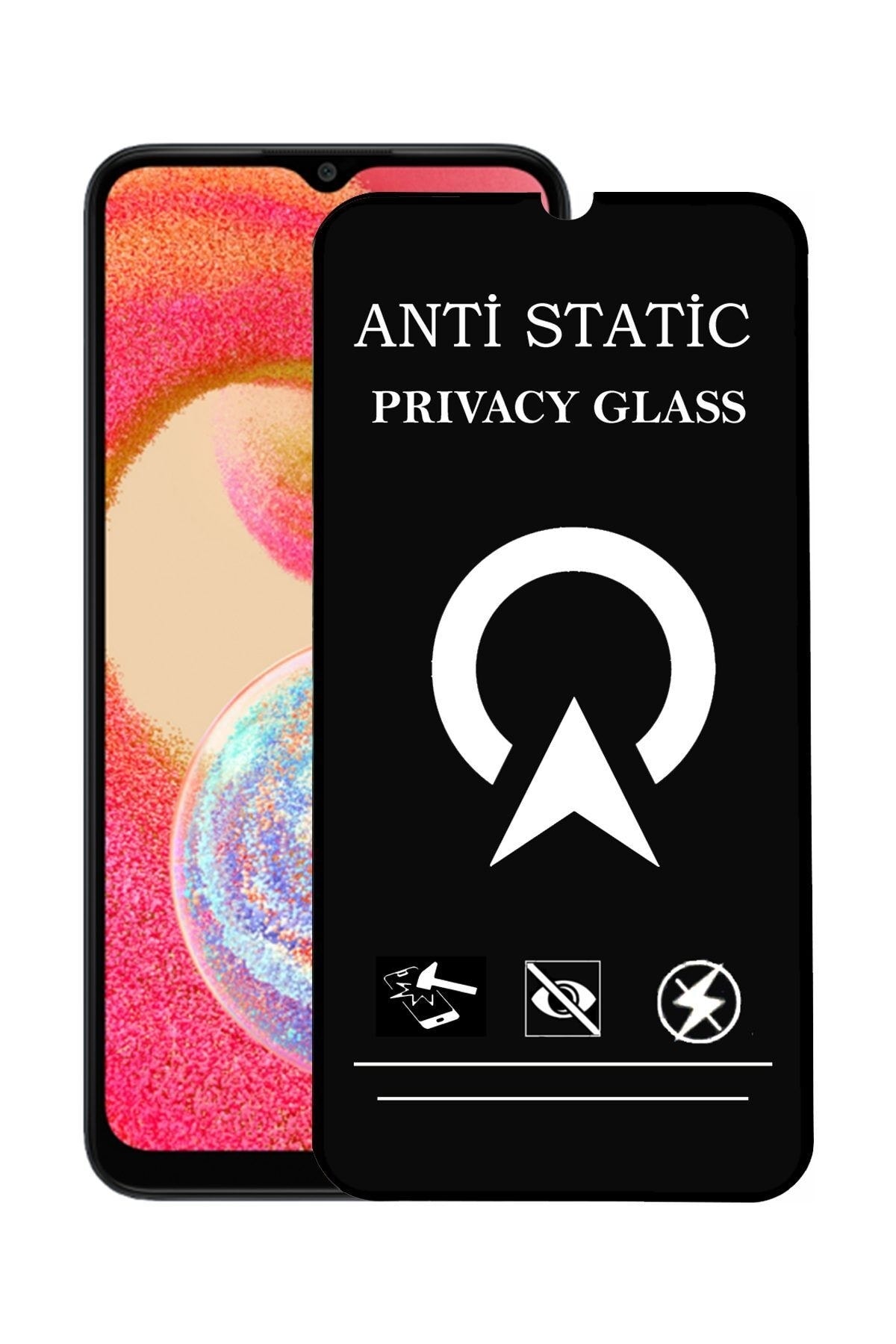 Samsung Galaxy A04e Tam Kaplayan Anti Statik Görünmez Safir Ekran Koruyucu Hayalet Cam
