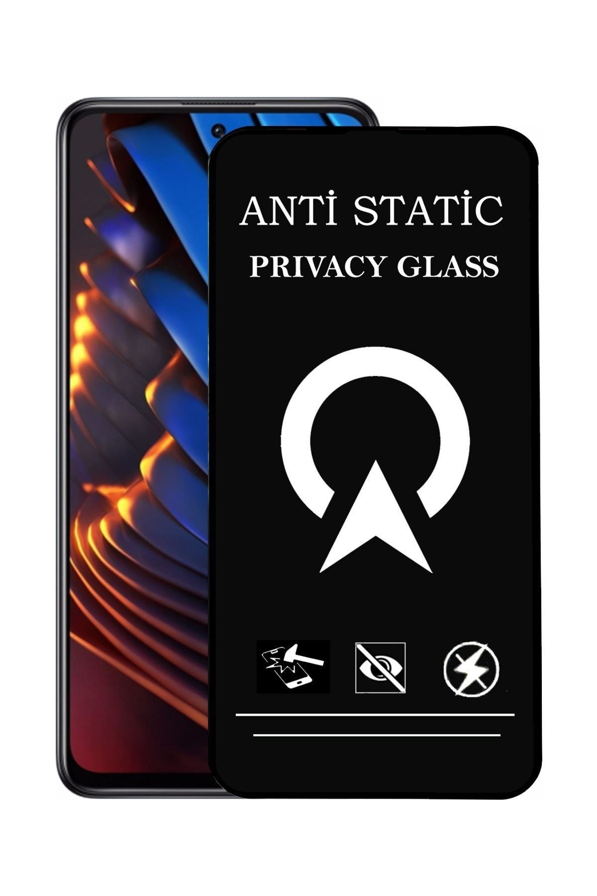 Xiaomi Poco X3 Gt Tam Kaplayan Anti Statik Görünmez Safir Ekran Koruyucu Hayalet Cam