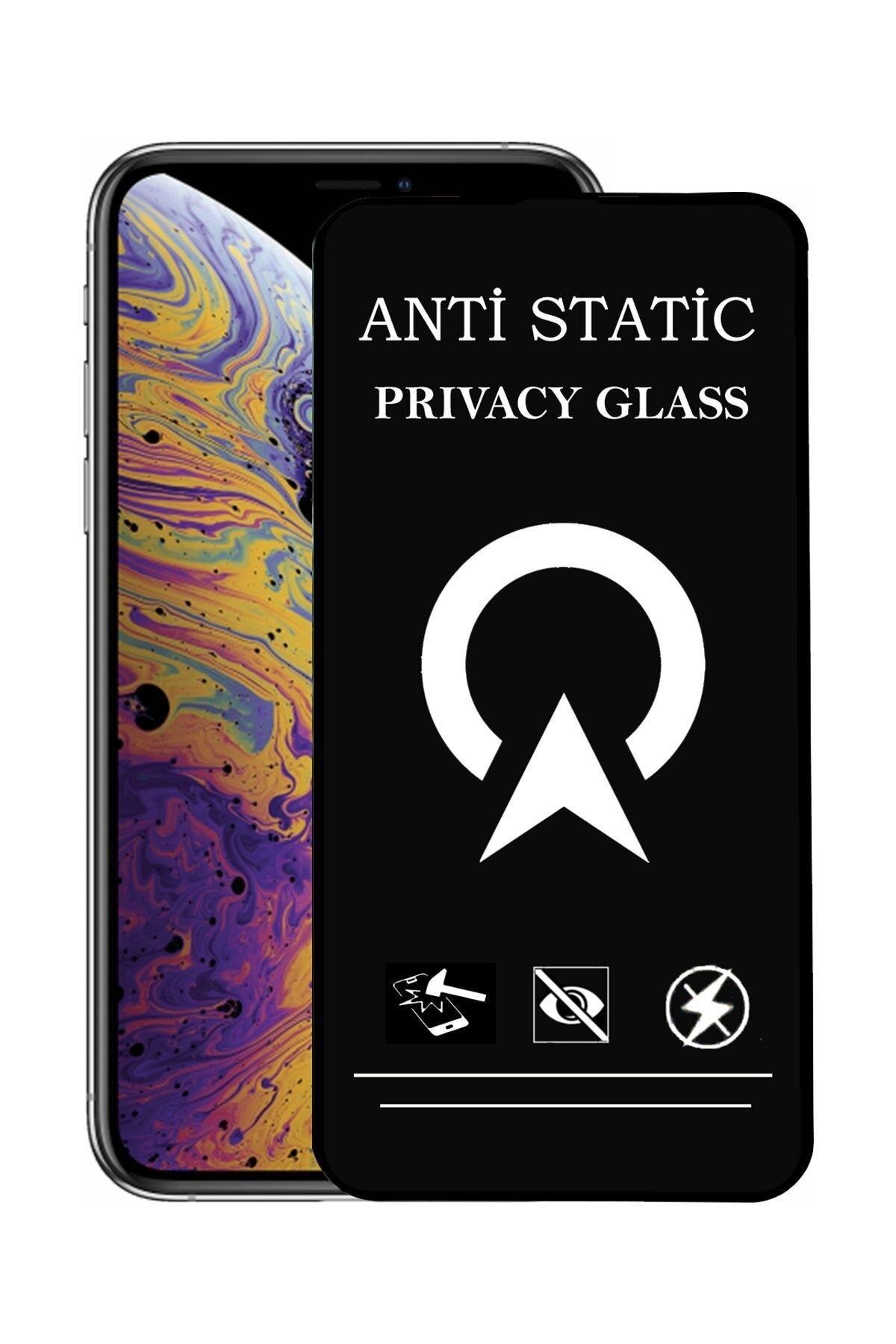Apple Iphone Xs Tam Kaplayan Anti Statik Görünmez Safir Ekran Koruyucu Hayalet Cam
