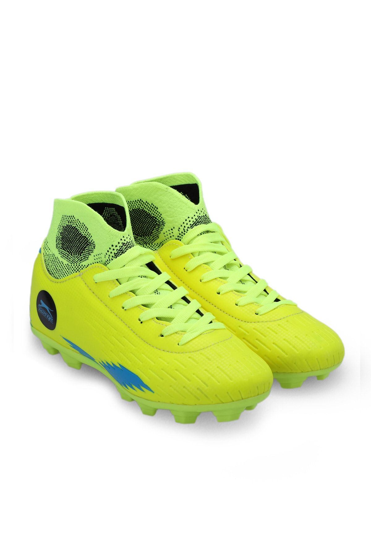 Slazenger کفش فوتبال پسرانه Astroturf Field Hadas Krp Neon Yellow