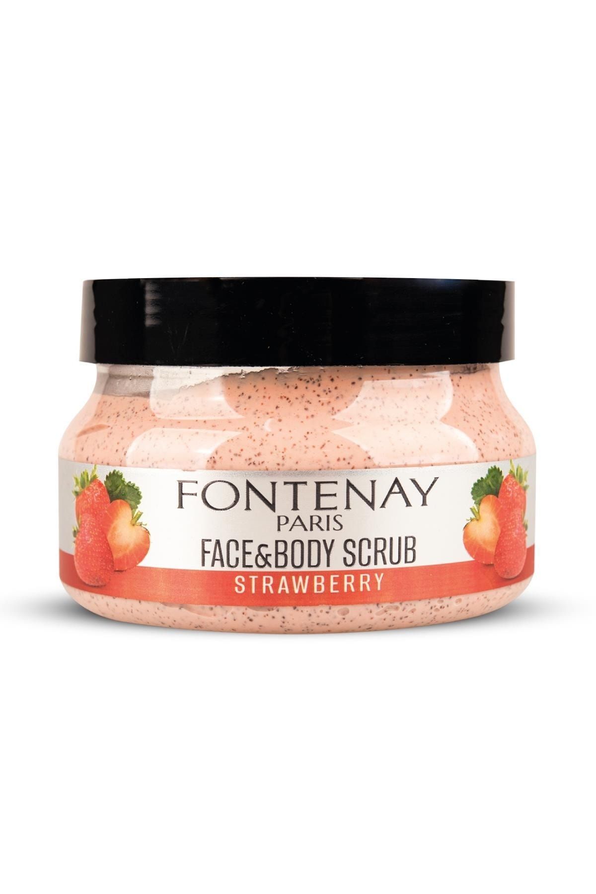 اسکراب بدن صورت و برای لایه برداری ماسک توت فرنگی 350 میل Fontenay