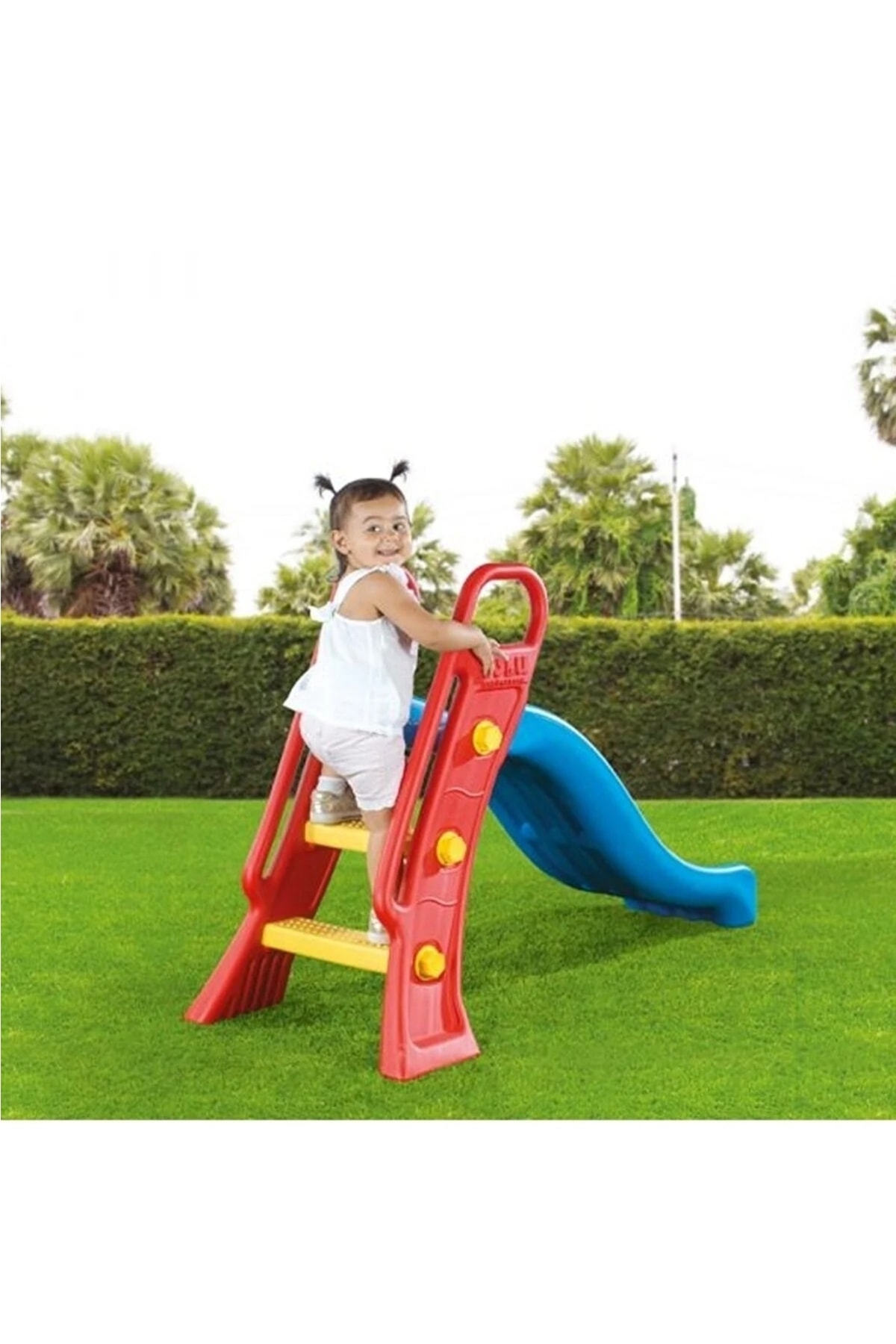 YILDIRIM OYUNCAK Dolu Oyuncak 3028 Küçük Kaydırak Tutamaçlı-el Pompası- Intex 3 Boğumlu Kristal Mavi Havuz 3'lü Set fotoğrafı 2 (önizleme)