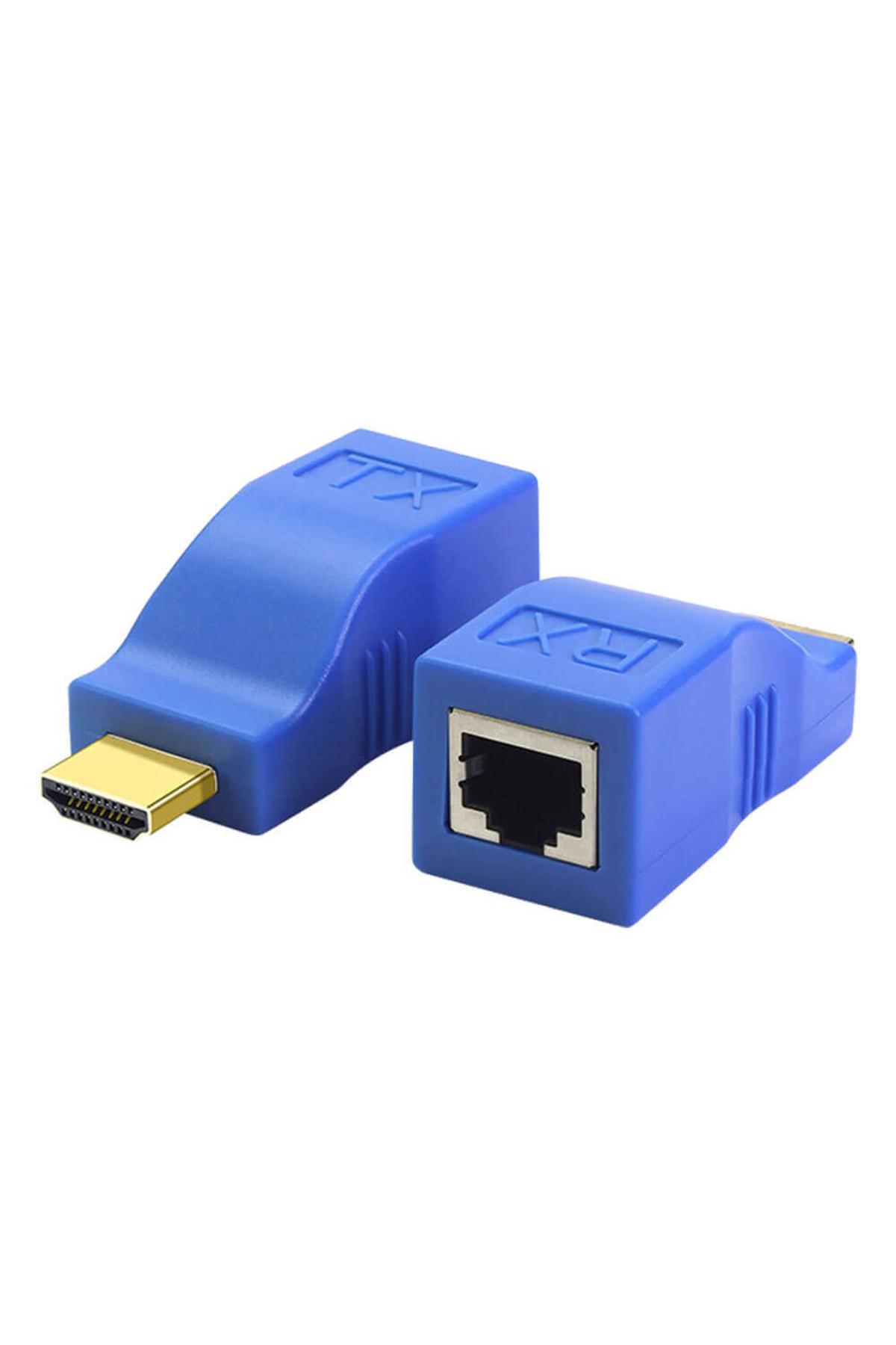 WOZLO 30m Hdmi Extender 4k-2k Hdmı Uzatma Aparatı 3d 1080p - Cat5e Cat6 Hdmı Uzatıcı - 30mt 1080p Görüntü