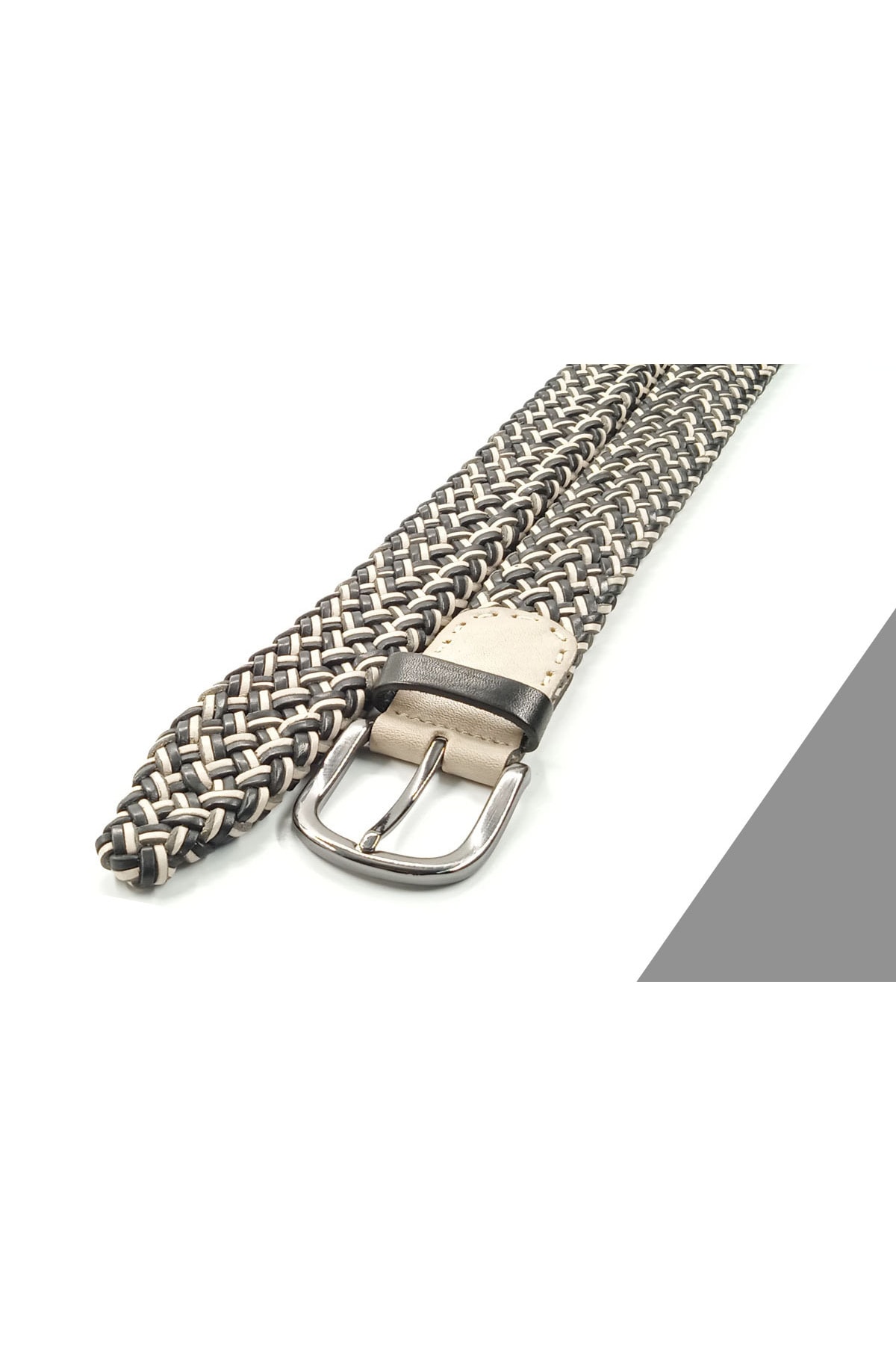 کمربند مردانه مشکی Rino Deri | 001028-320-01-1607-00-01 اورجینال - تصویر 2