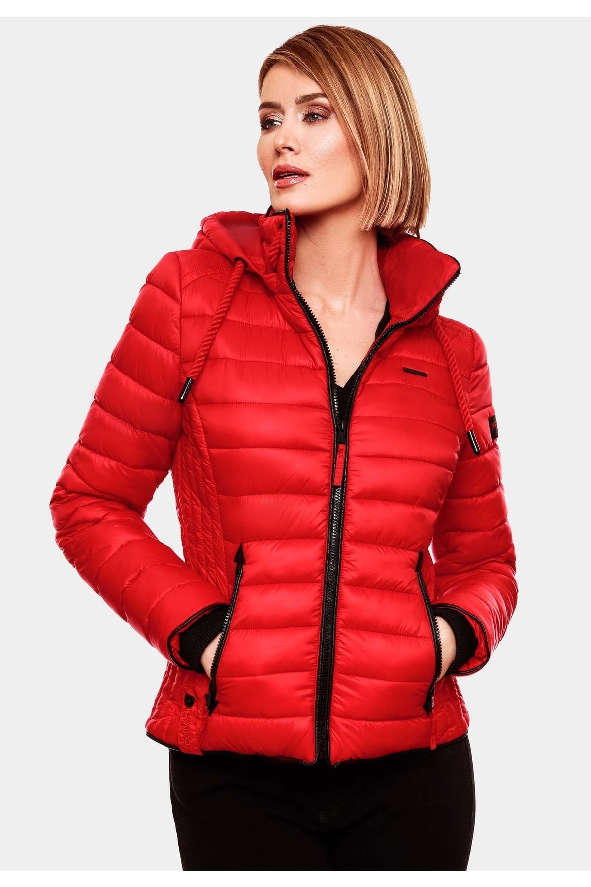 Navahoo Winterjacke Rot Puffer FN6170