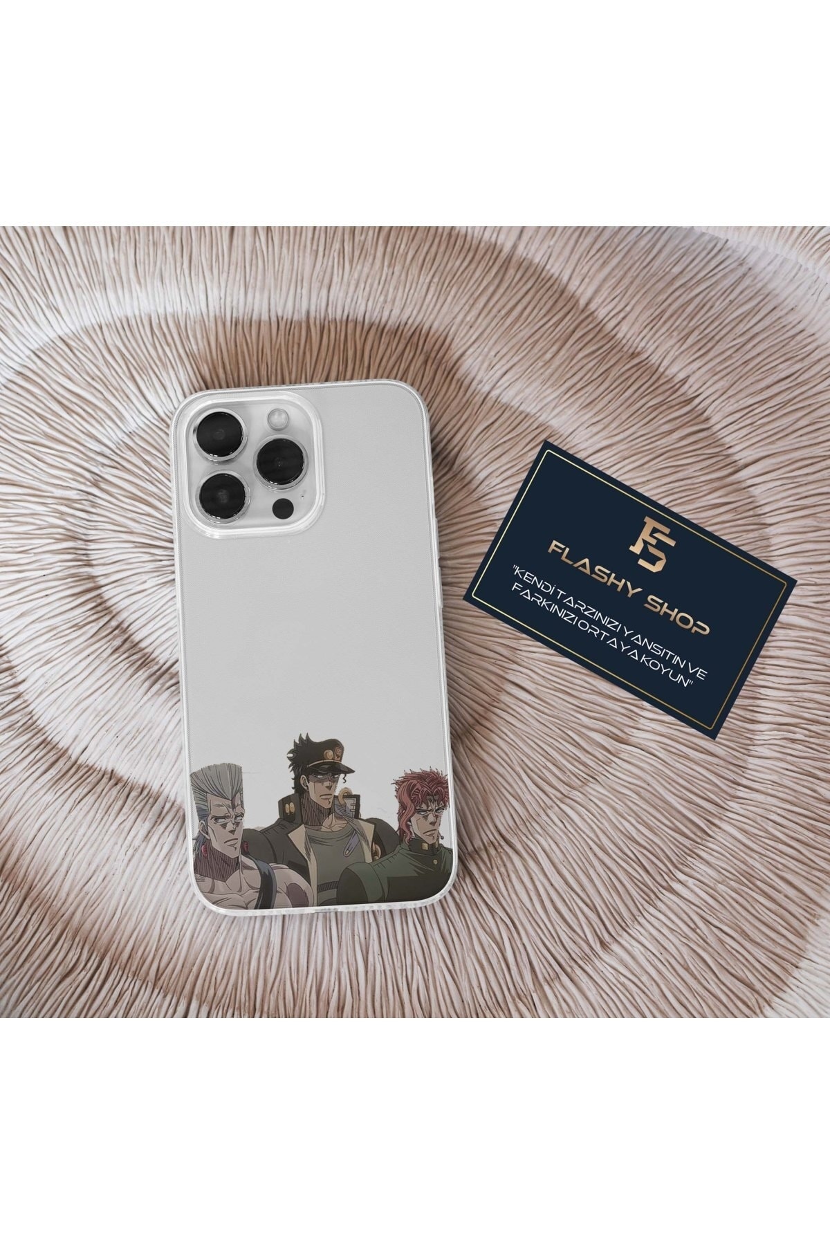Transparent Case with Samsung Galaxy A23 Compatible Jojo's Bizarre Adventure Characters Design