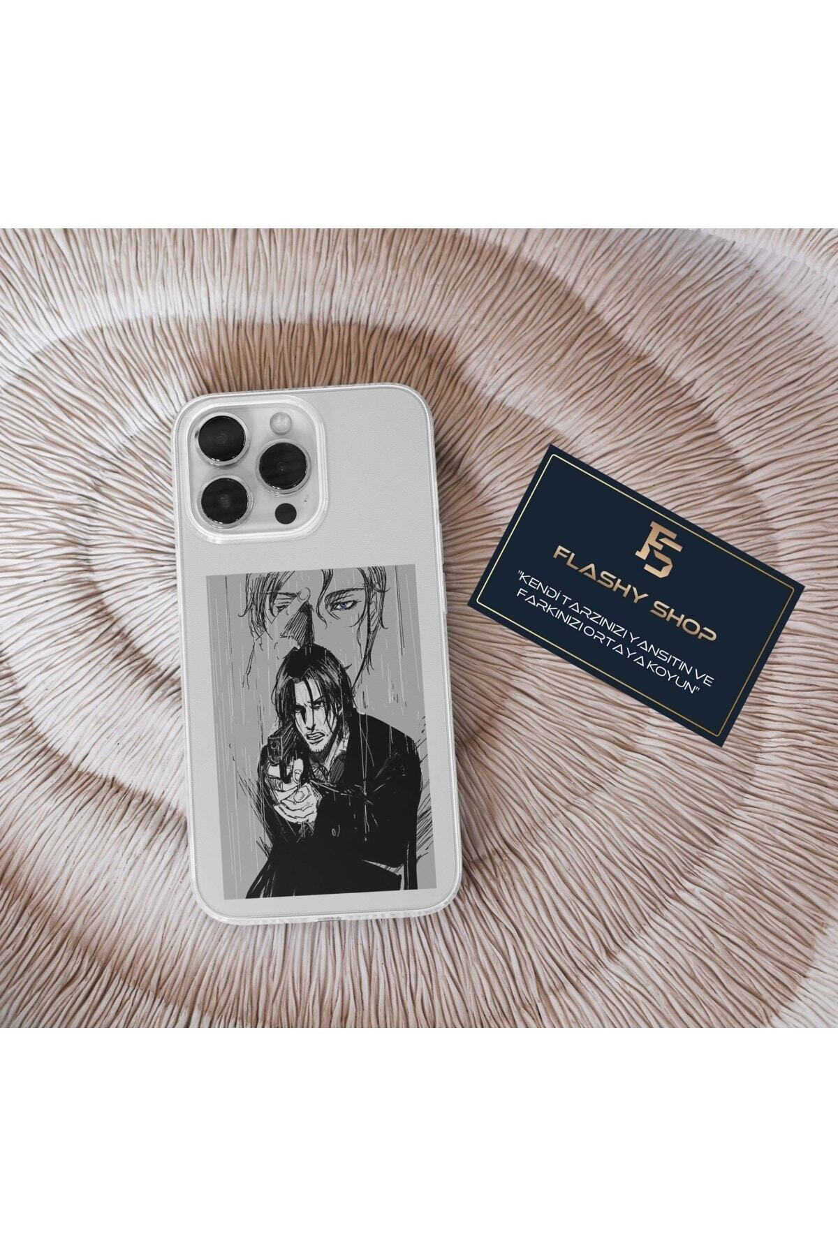 Transparent Case with Samsung Galaxy A23 Compatible Monster Johan Liebert Anime Design