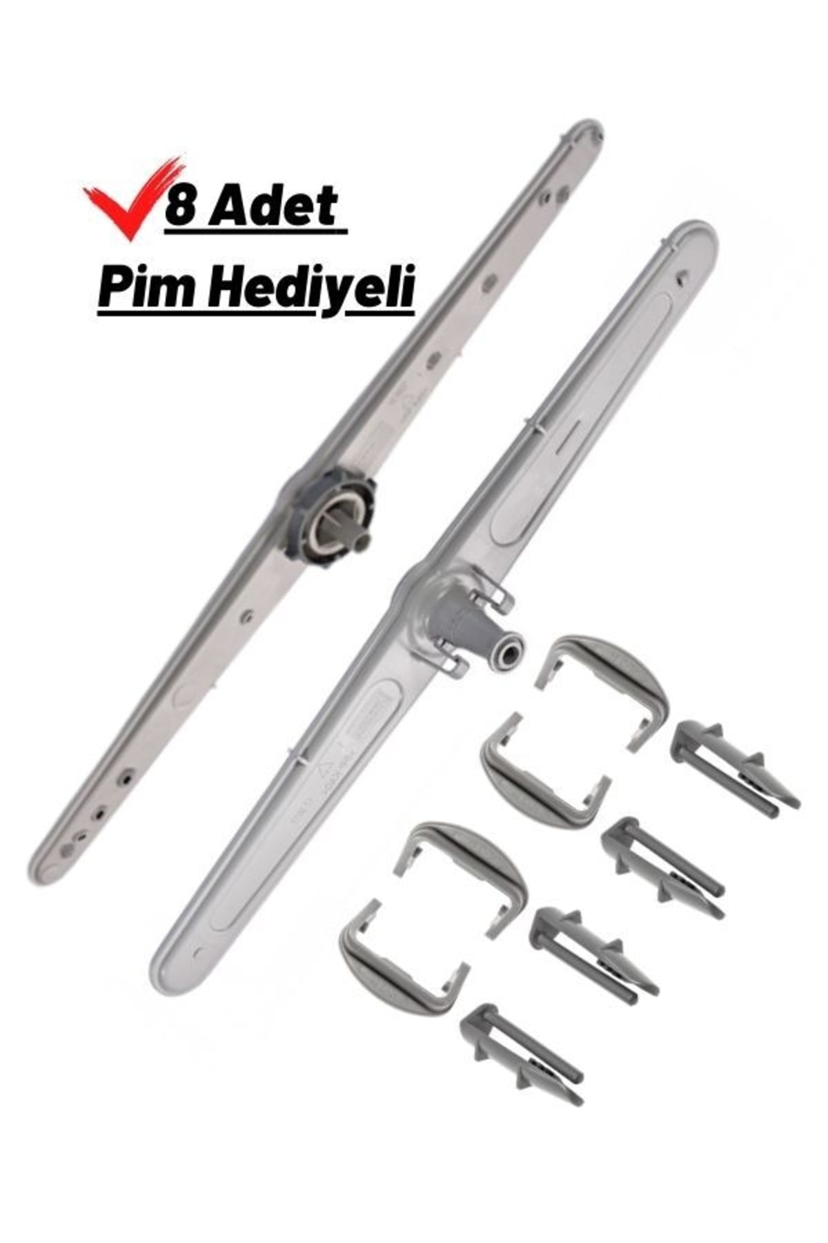 Beko Bulaşık Makinesi Alt Ve Üst Pervane Takımı + 8 Li Pim Seti