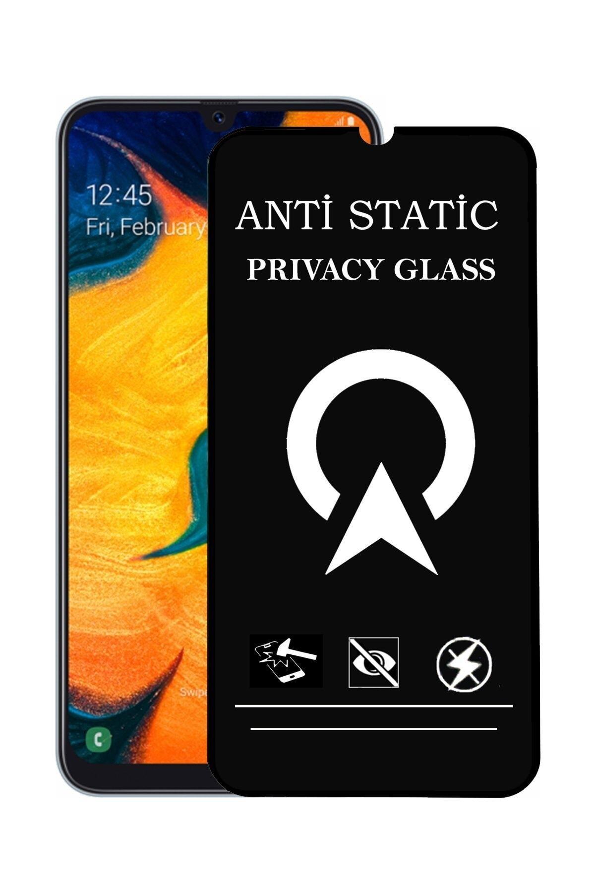 Samsung Galaxy A30 Tam Kaplayan Anti Statik Görünmez Safir Ekran Koruyucu Hayalet Cam