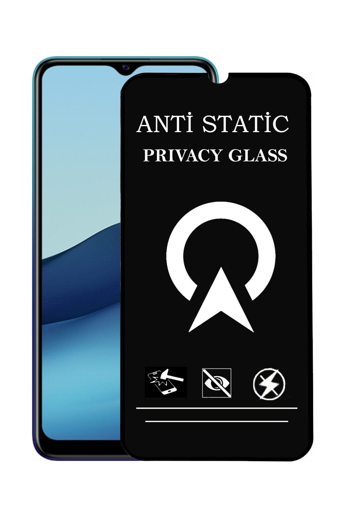 Vivo Y20 Tam Kaplayan Anti Statik Görünmez Safir Ekran Koruyucu Hayalet Cam