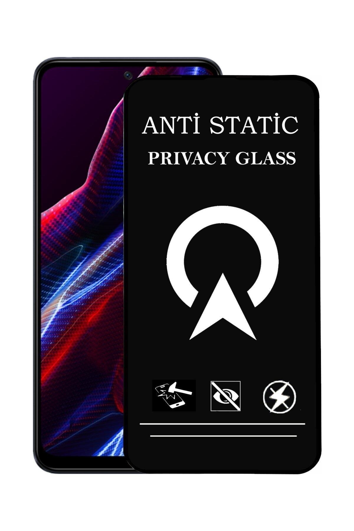 Xiaomi Poco X5 Tam Kaplayan Anti Statik Görünmez Safir Ekran Koruyucu Hayalet Cam