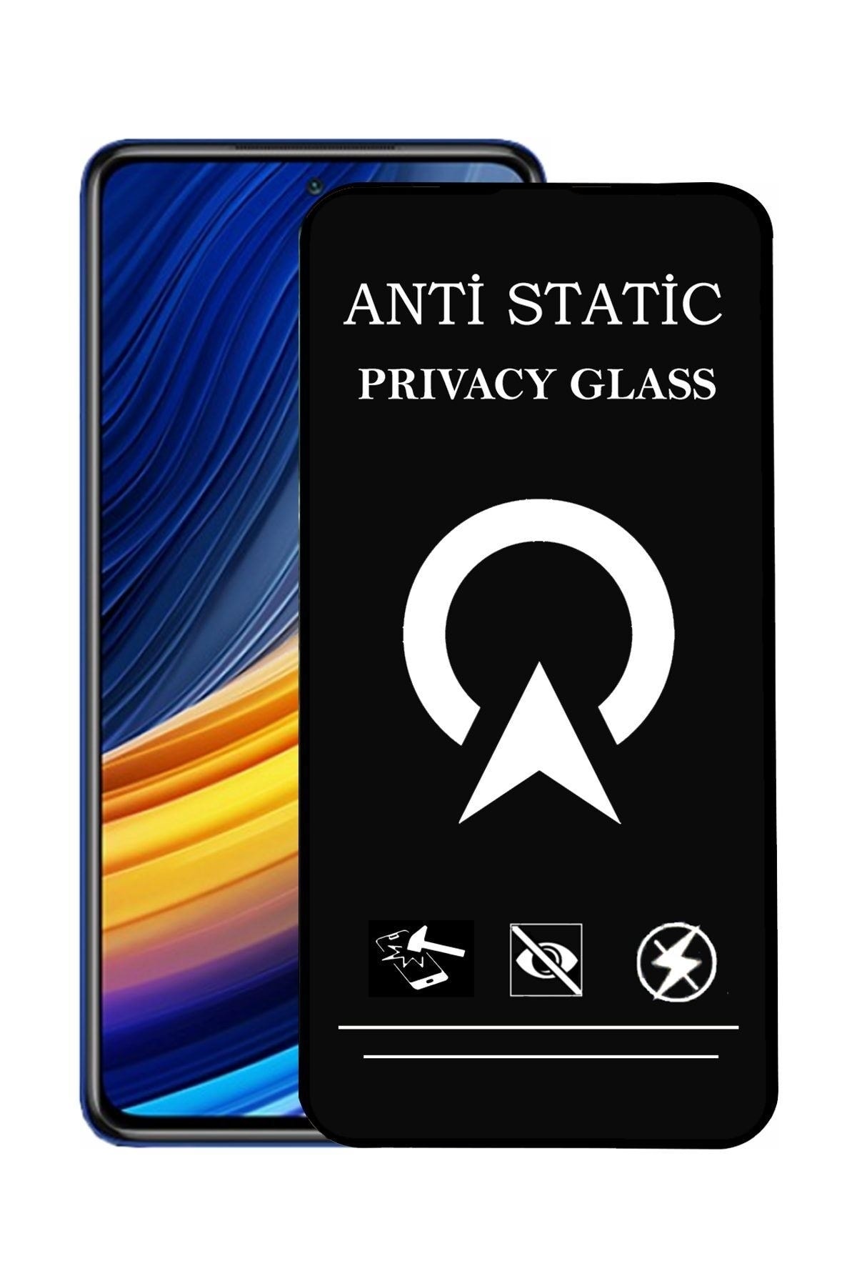 Xiaomi Poco X3 Pro Tam Kaplayan Anti Statik Görünmez Safir Ekran Koruyucu Hayalet Cam