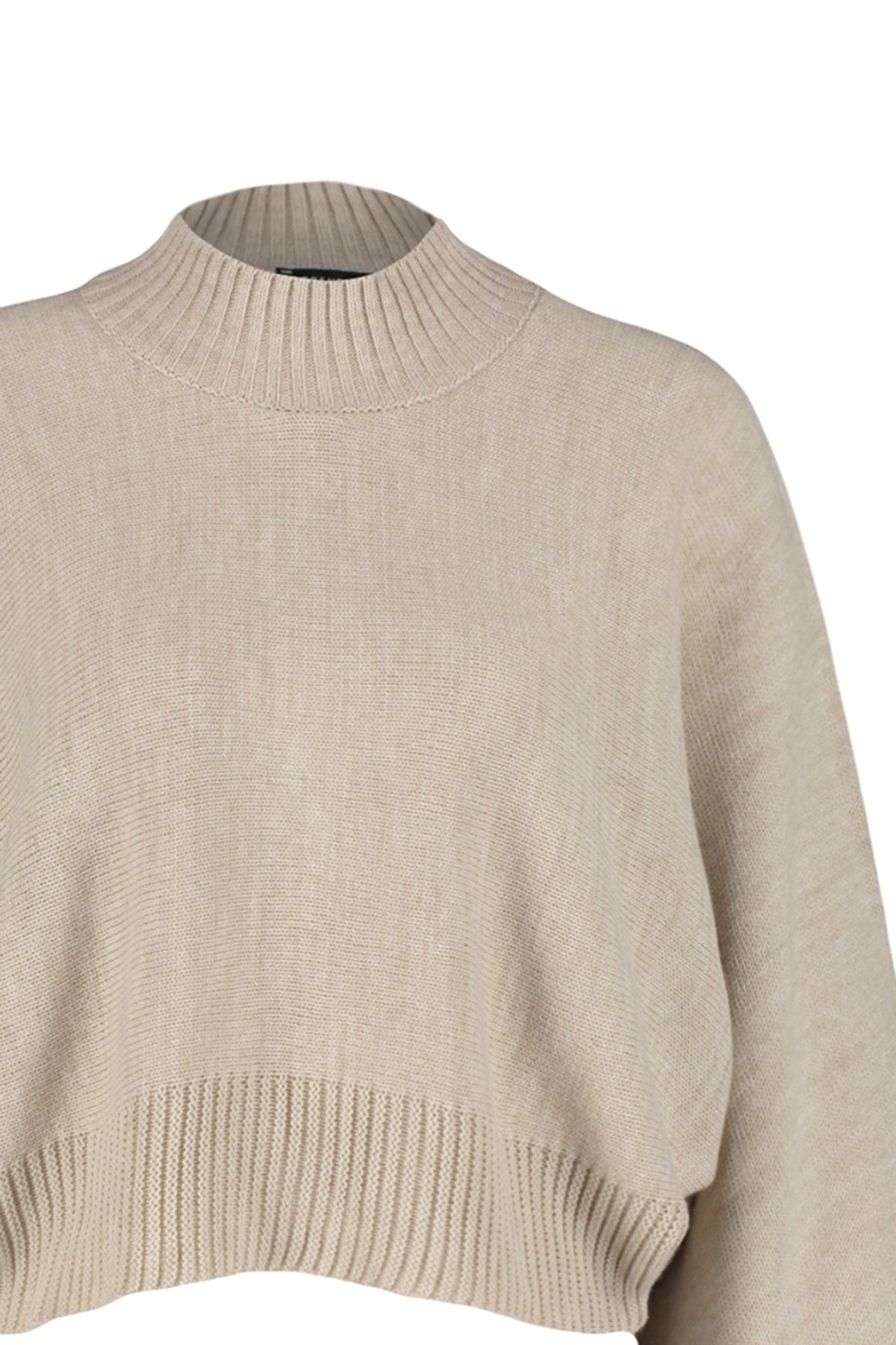 Trendyol Collection-Stone Wide Mold Strickpullover mit Fledermausärmeln TWOAW23KZ01838 8