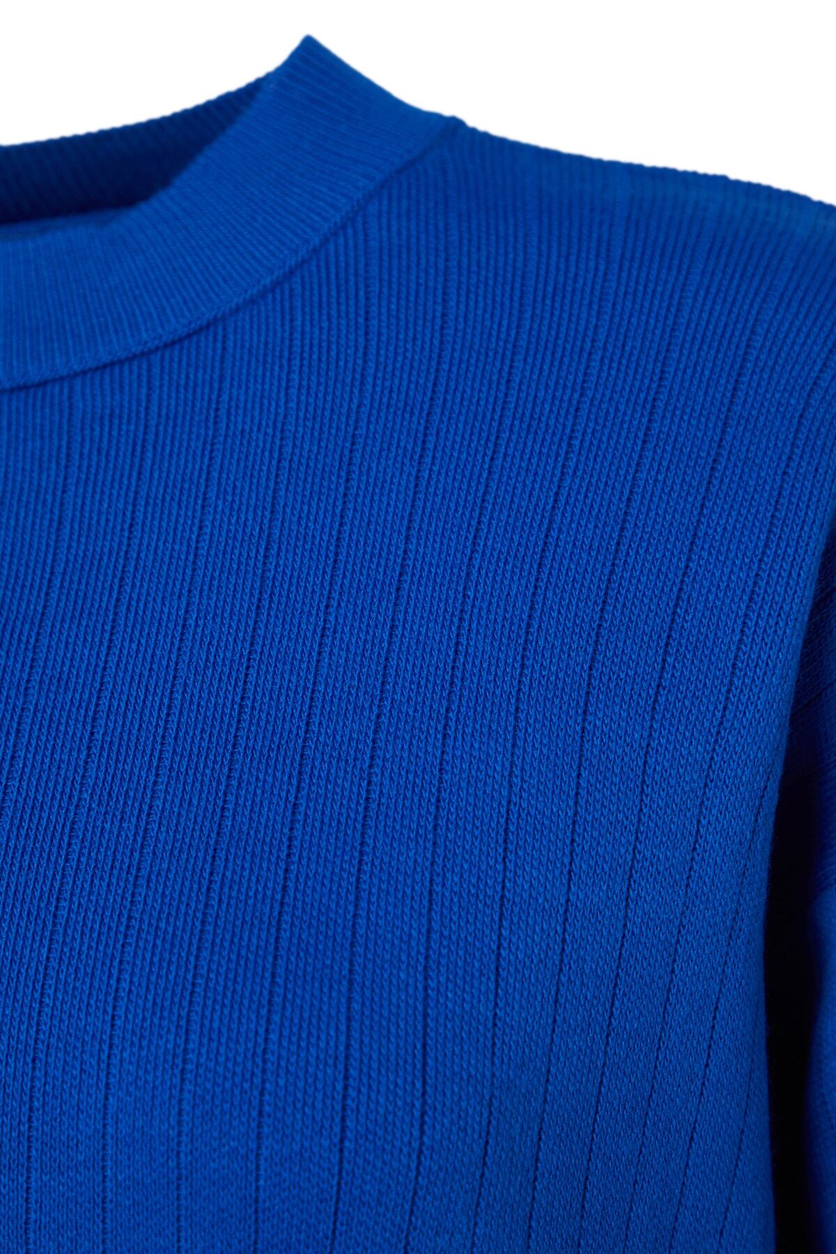 Trendyol Collection-Indigo Basic kötöttáru alsó-felső szett - széles szabású TWOAW23AU00255 8