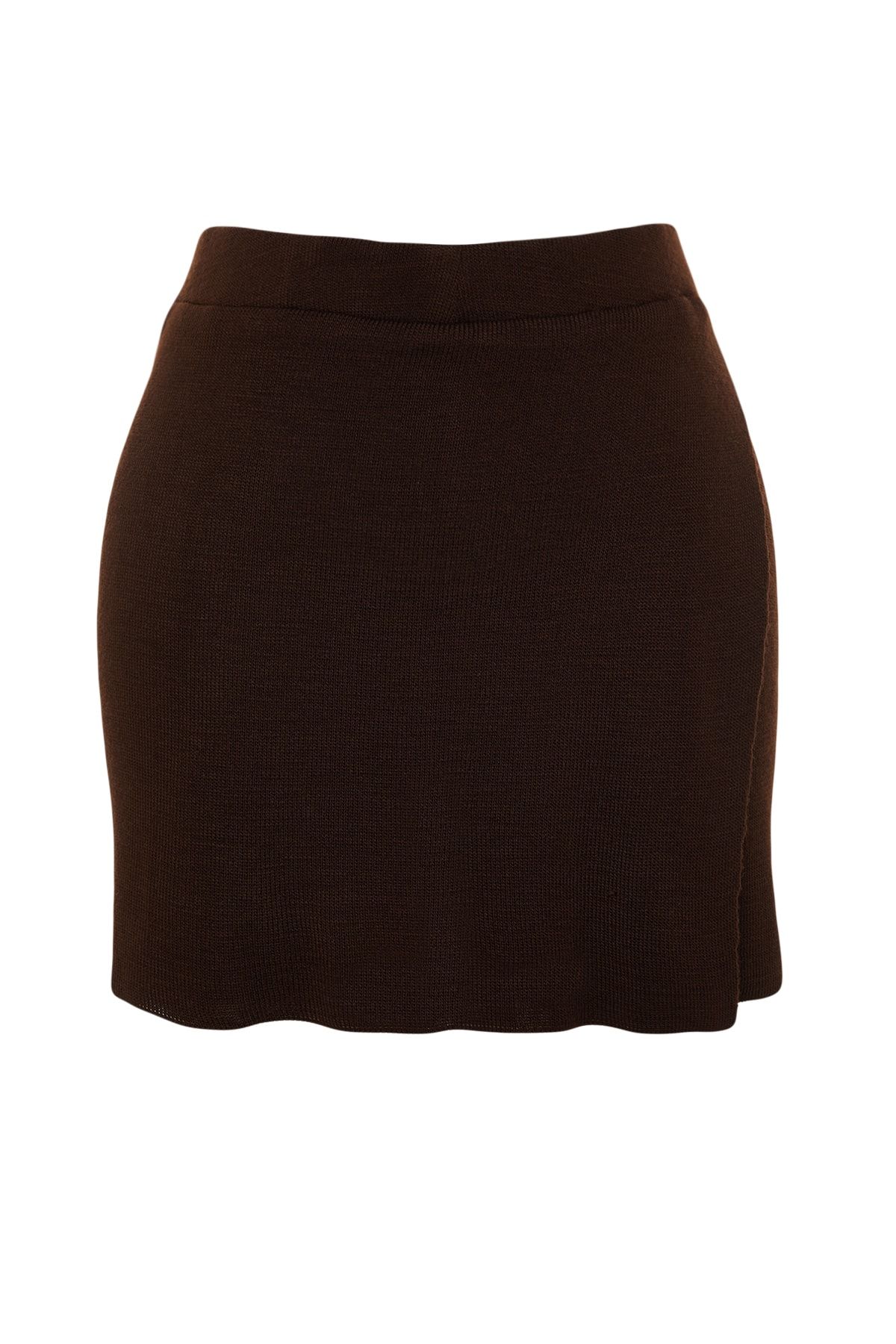 Dark brown deals mini pencil skirt