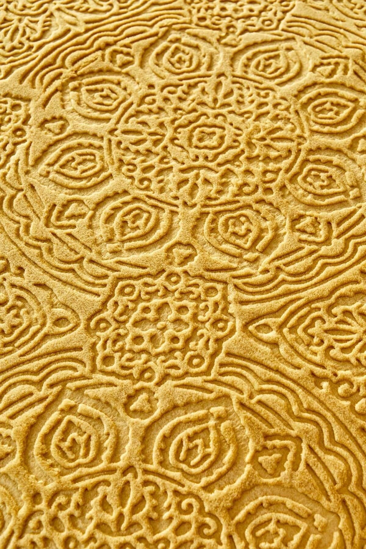 Karaca Home-Scala Mustard Double Embosy Blanket 2