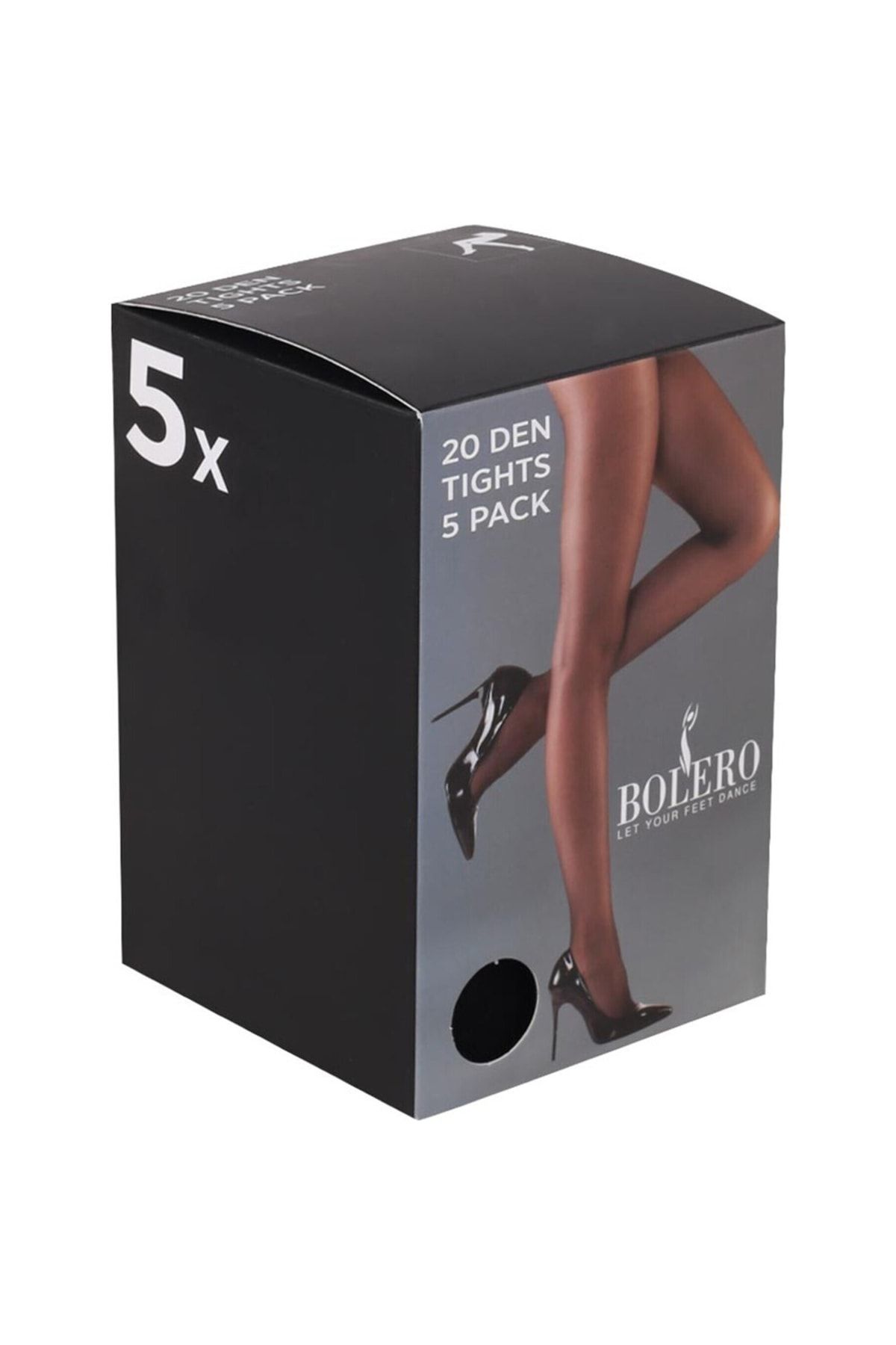 M NAHOB 5 Pack Fit 20 57 Skin Colored Pantyhose