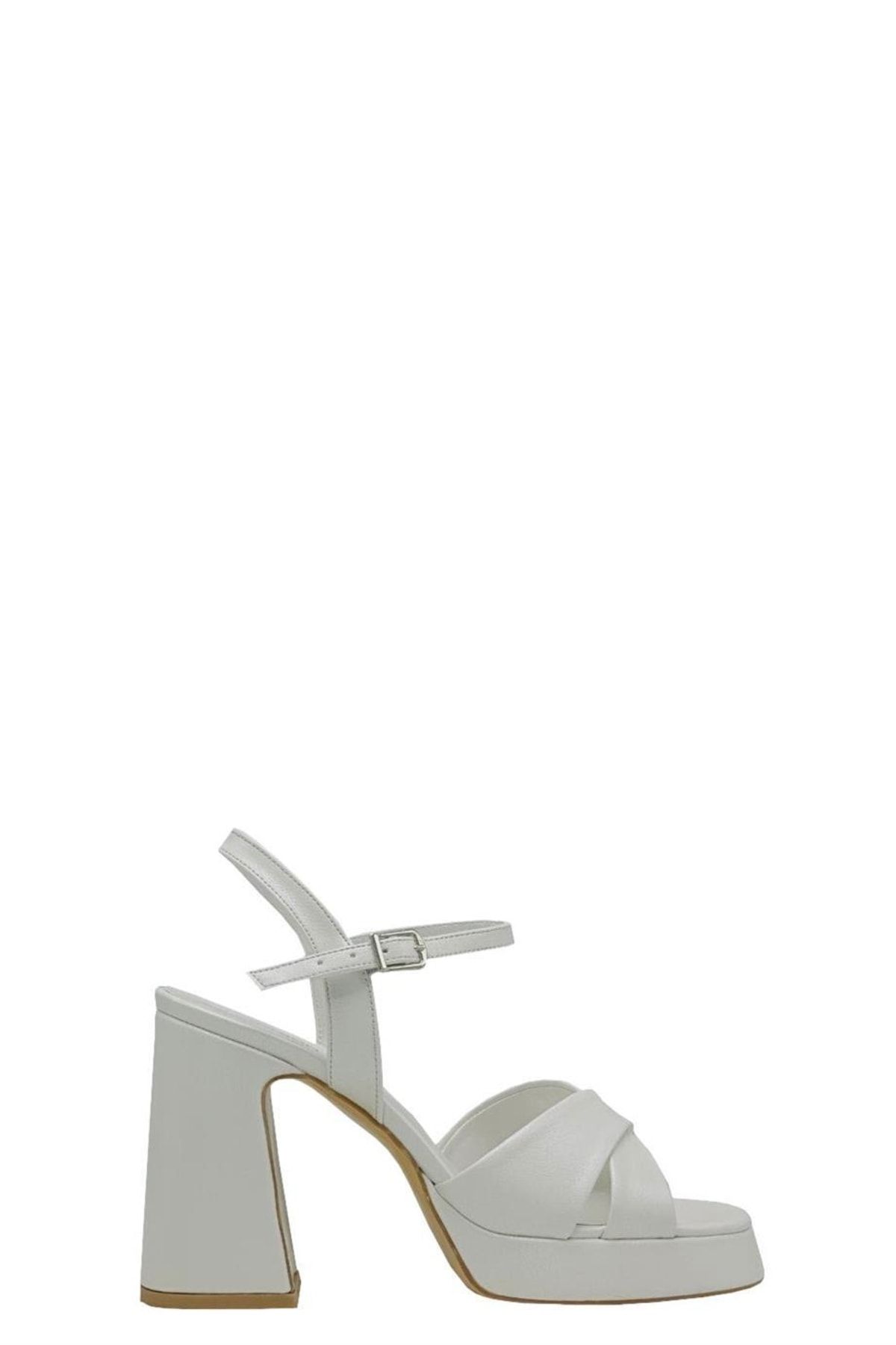 کفش مجلسی زنانه 015 3045 چرم SEDEF اورجینال Moulin Shoes