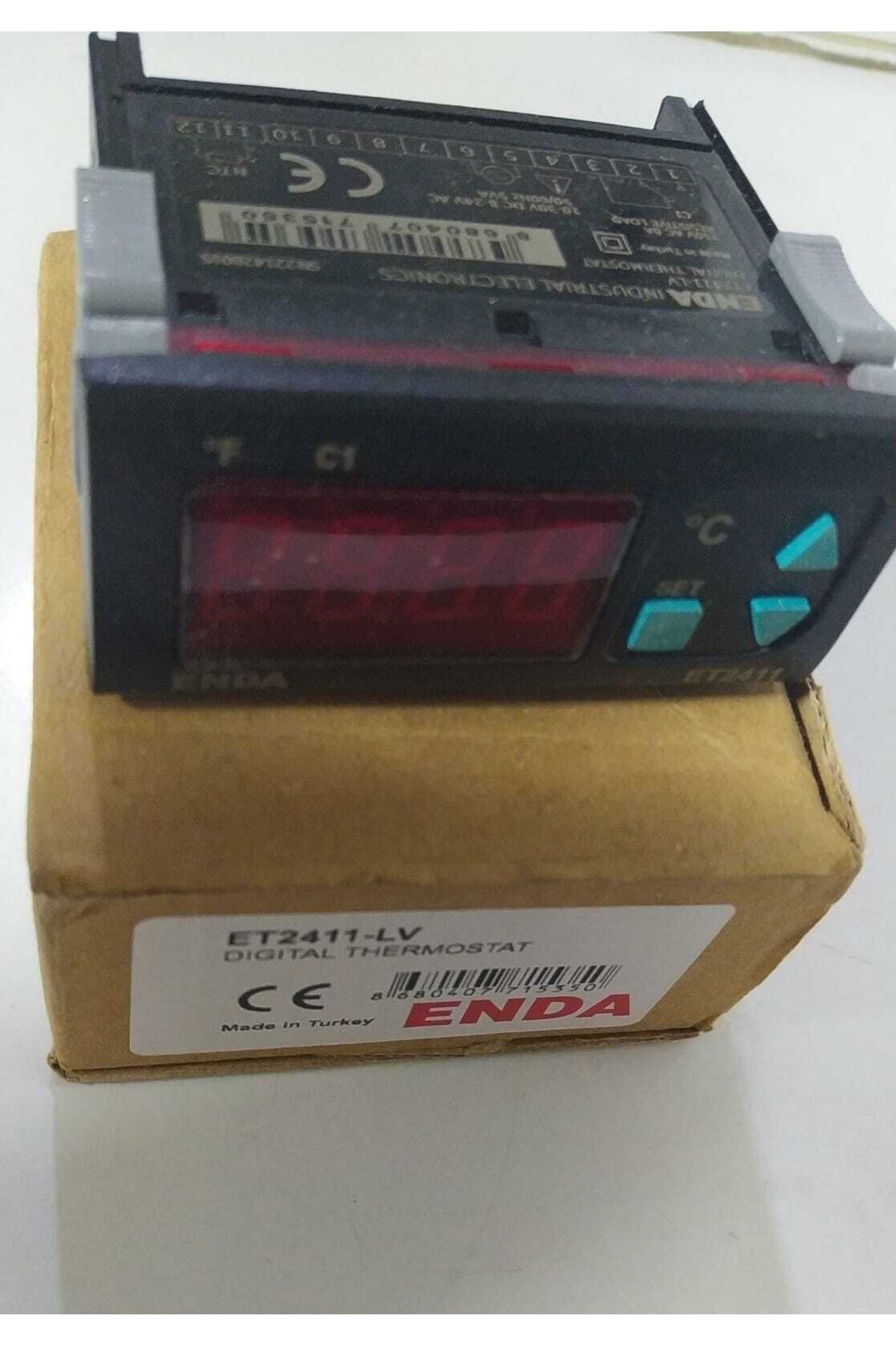 ENDA Et2411-230 Dijital On-off Termostat 77x35mm 230v Ac +%10 -%20
