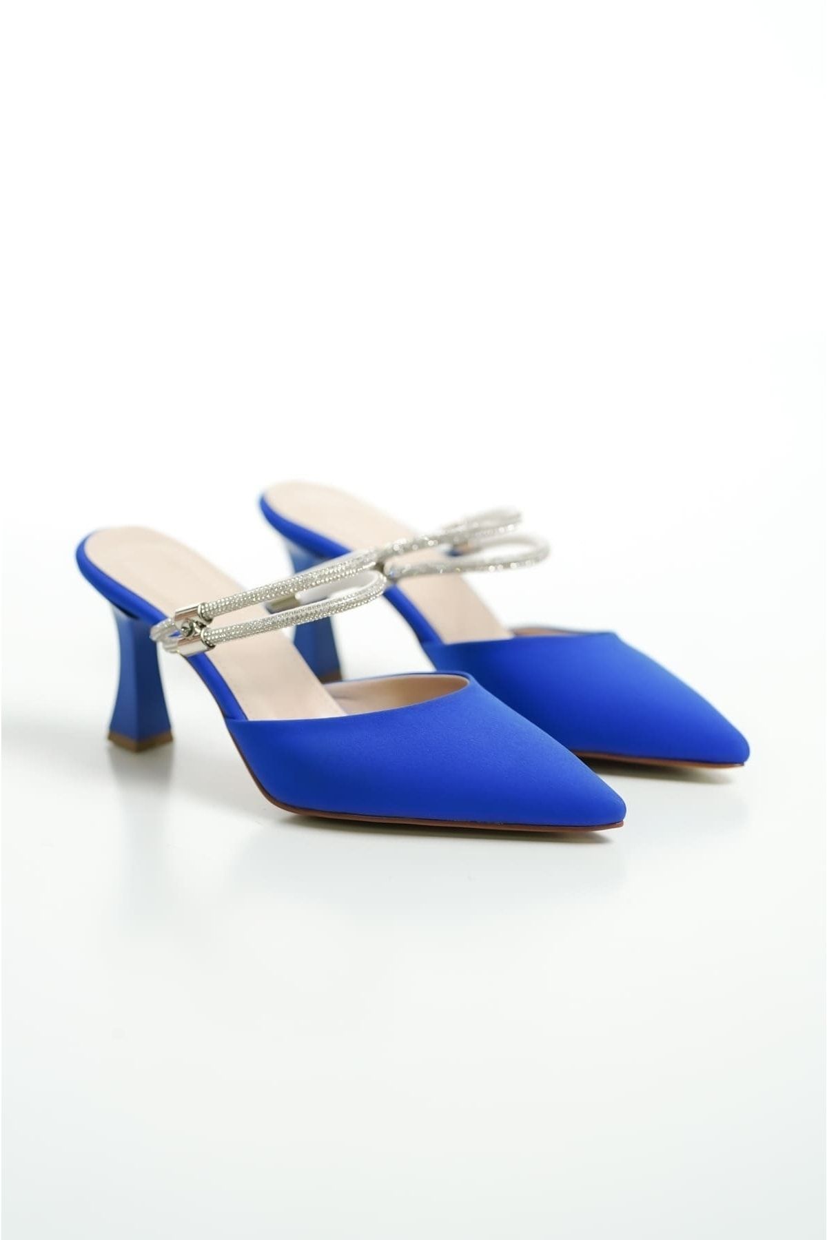 Royal blue multicolor heels outlet