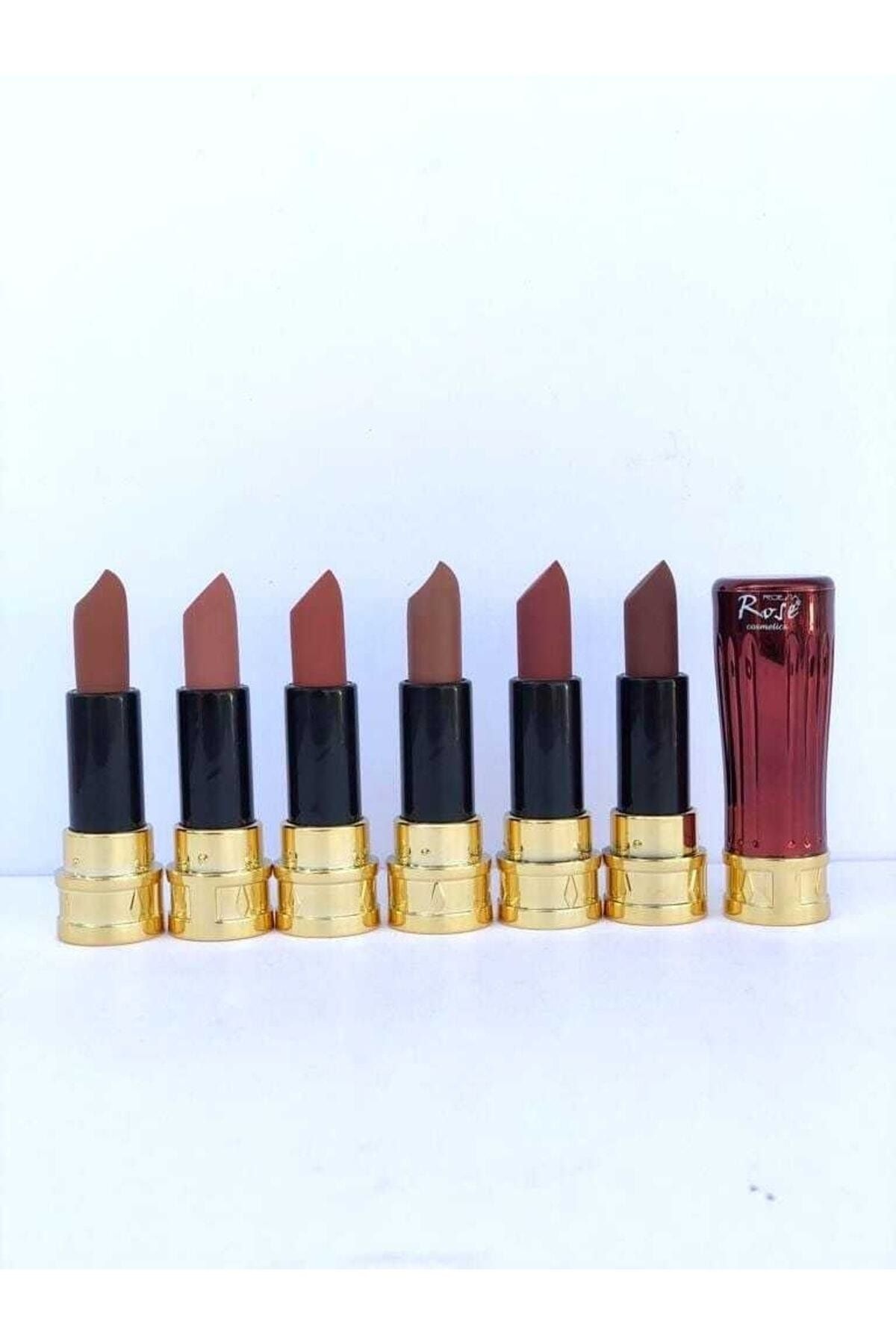 Roesıa Rose Cosmetics-Rose Wild Matt 6 Colors 6-Piece Lipstick Series 2