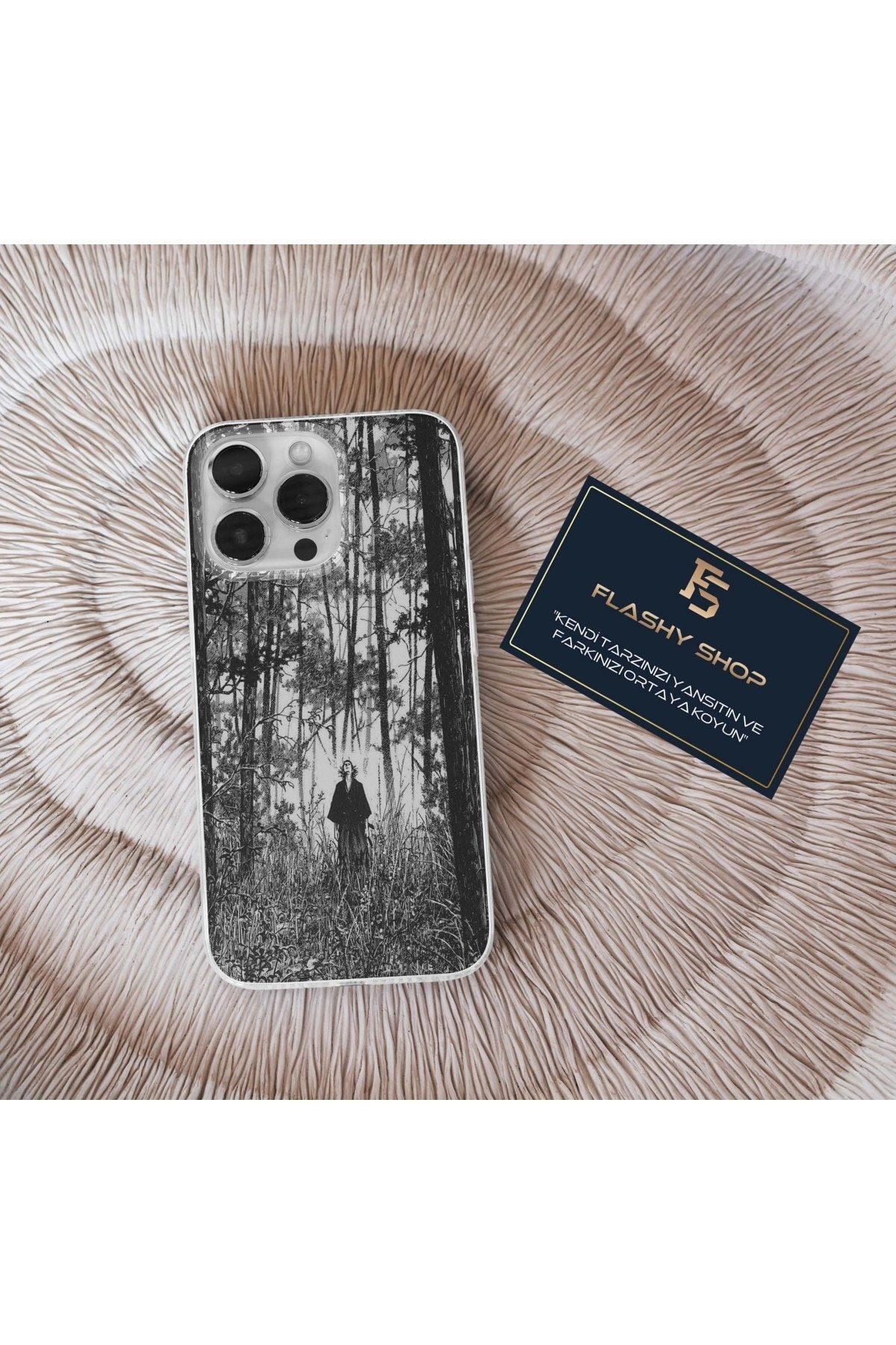 Transparent Case with Samsung Galaxy A23 Compatible Wagabond Anime Design